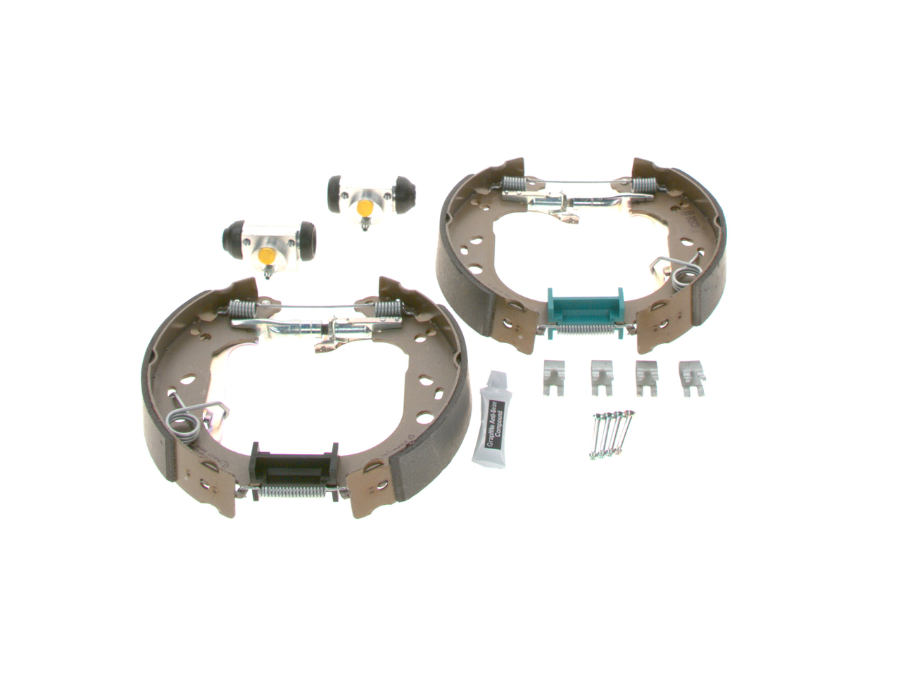 Originale Bremsensatz, Trommelbremse FIAT 1.9 JTD 101 PS Diesel 77362756 von BOSCH im Internet zu fairen Preisen