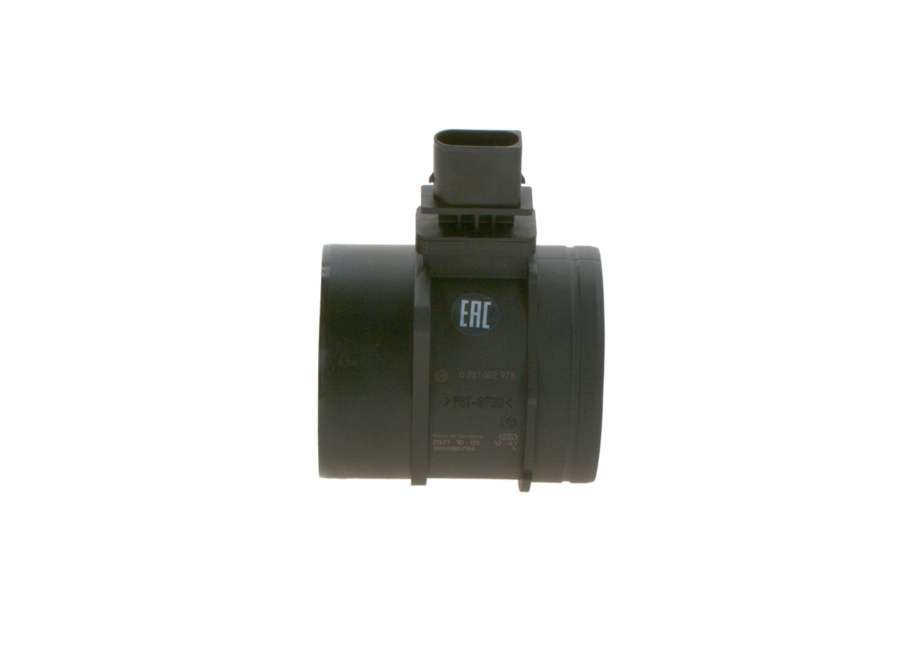 Įsigykite BOSCH Oro masės jutiklis Prekės Nr.: 0 281 002 978 už žemiausią 169,19 € kainą
