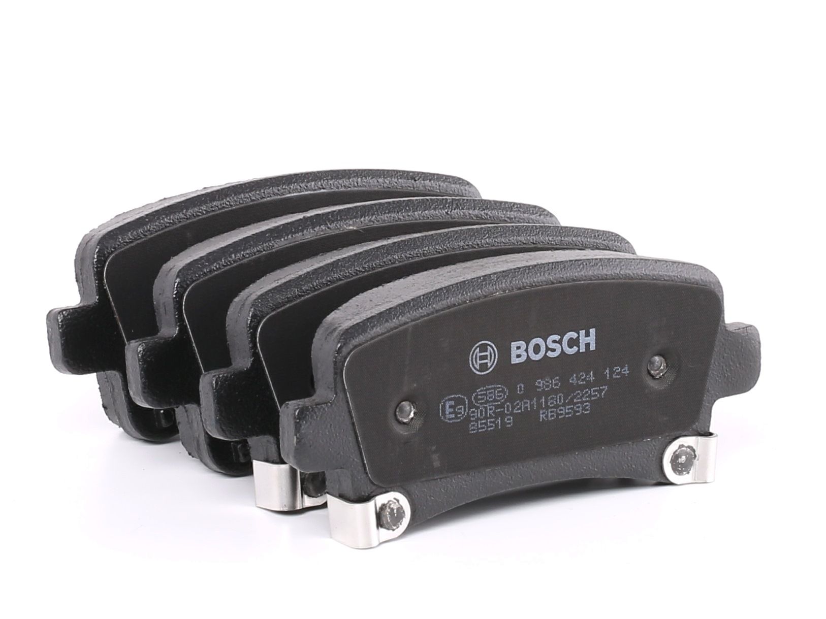 Köp BOSCH Bromsbelägg Produktnummer: 0 986 424 124 till det förmånliga priset av 373,93 kr