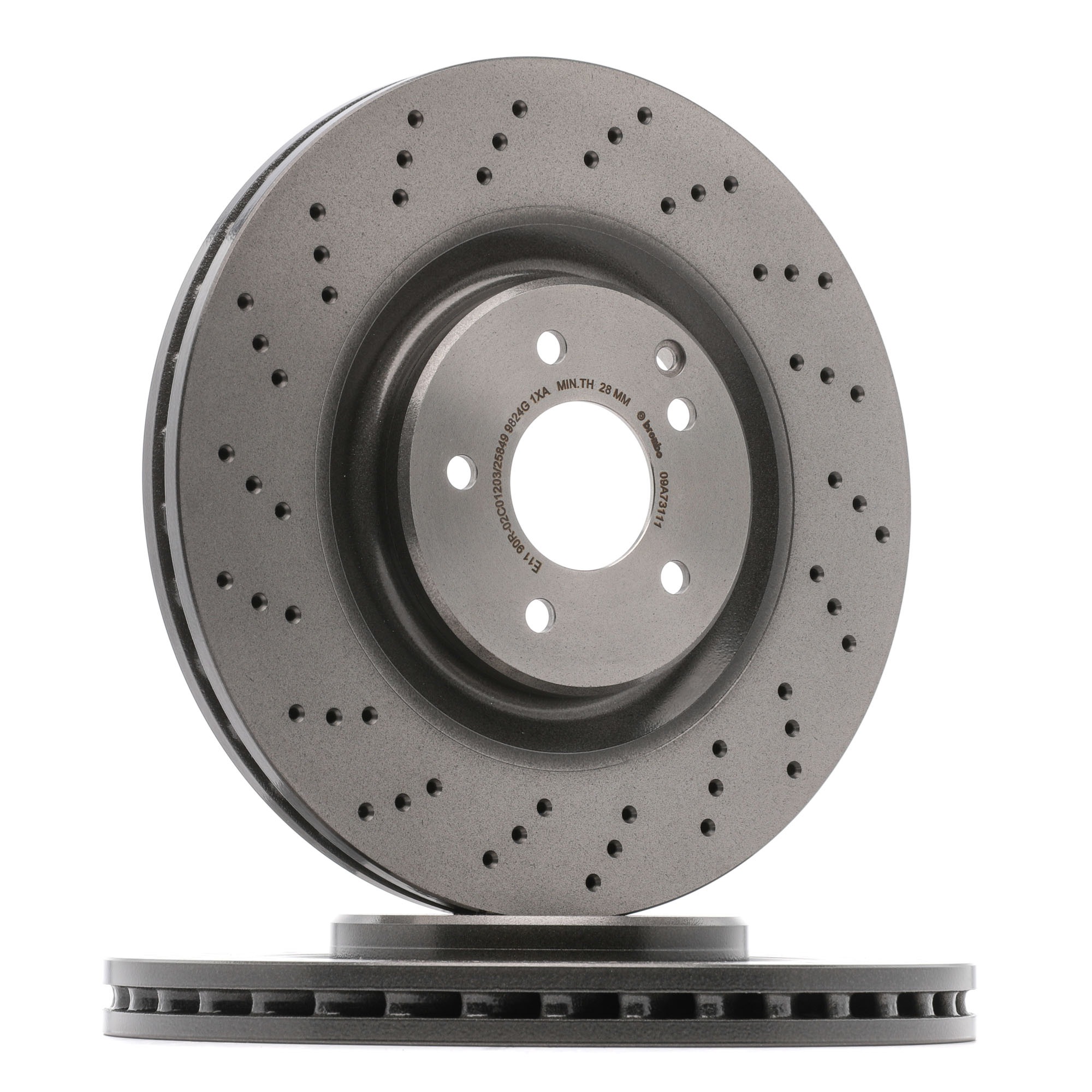 Köp BREMBO Bromsskiva Produktnummer: 09.A731.11 till det förmånliga priset av 1158,50 kr