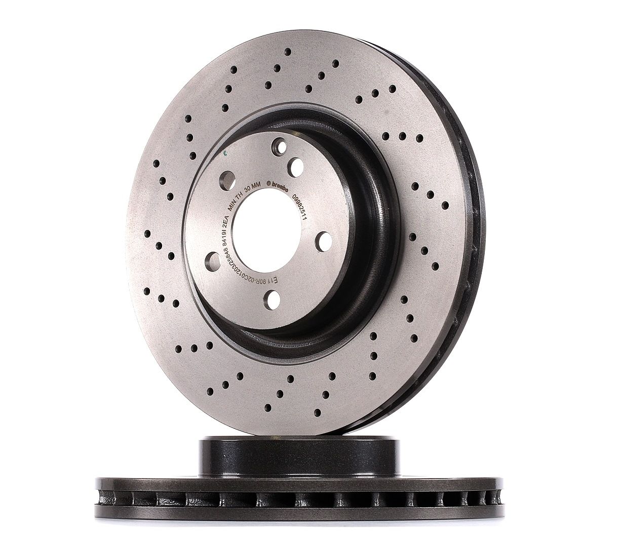 Köp BREMBO Bromsskiva Produktnummer: 09.9825.11 till det förmånliga priset av 1088,28 kr