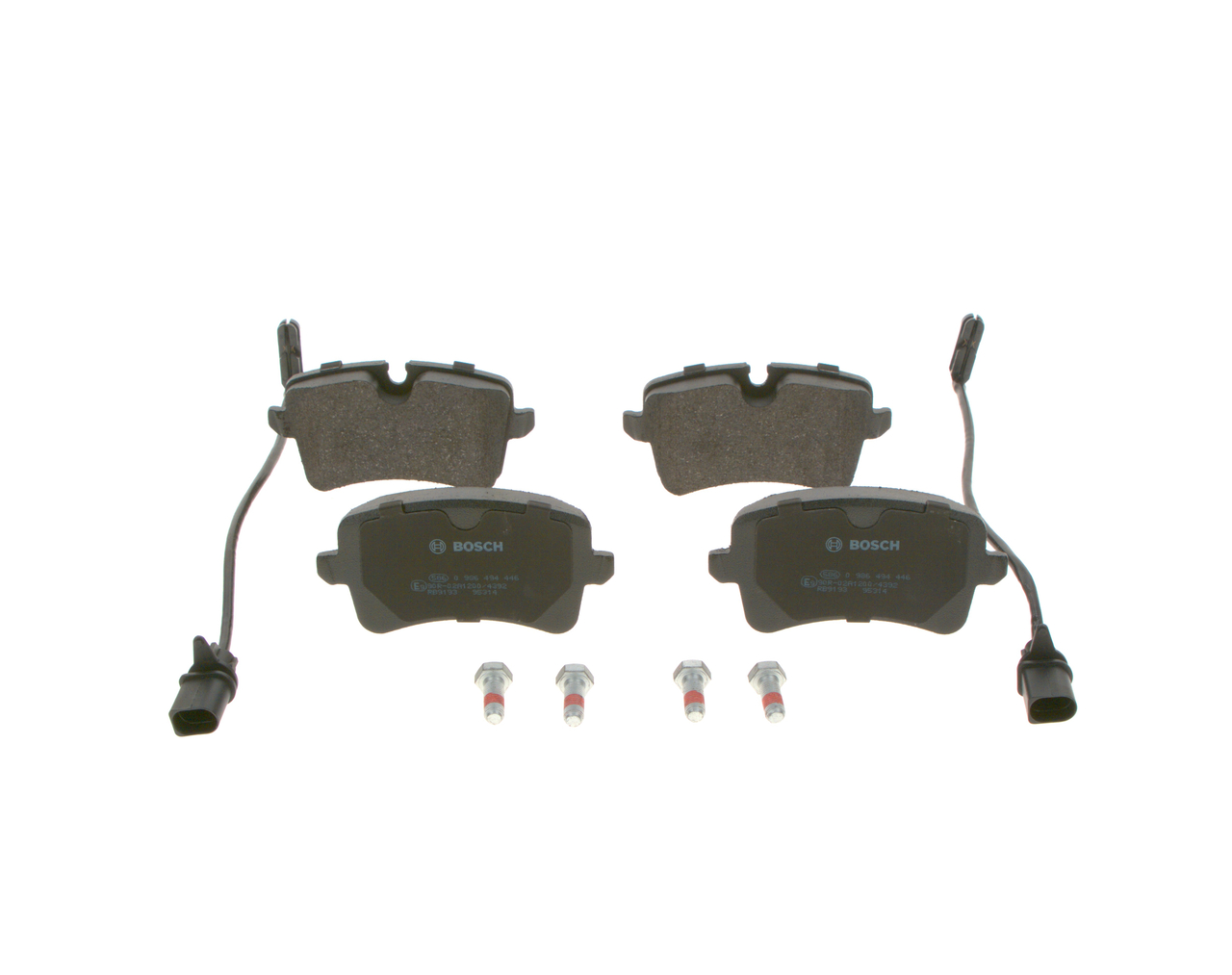 Audi A8 D4 2014 Piduriklotsid BOSCH OEM 4H0698451A, 4H0698451C, 4H0698451D