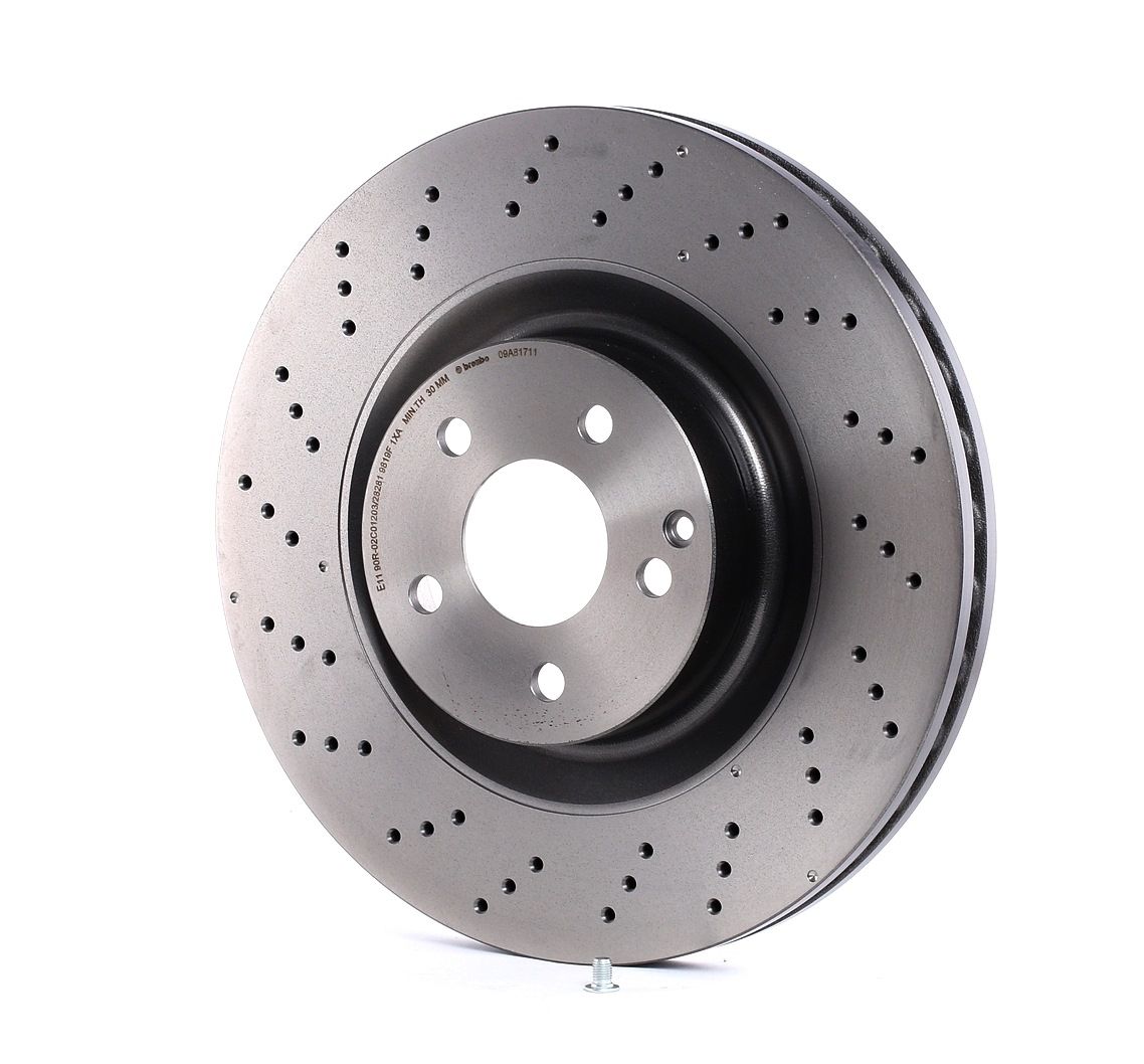 Köp BREMBO Bromsskiva Produktnummer: 09.A817.11 till det förmånliga priset av 1212,29 kr