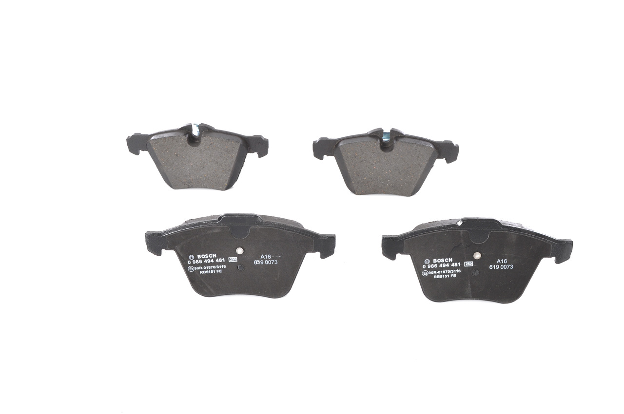 Ostke BOSCH Piduriklotsid Toode nr.: 0 986 494 481 madala hinnaga 104,85 €