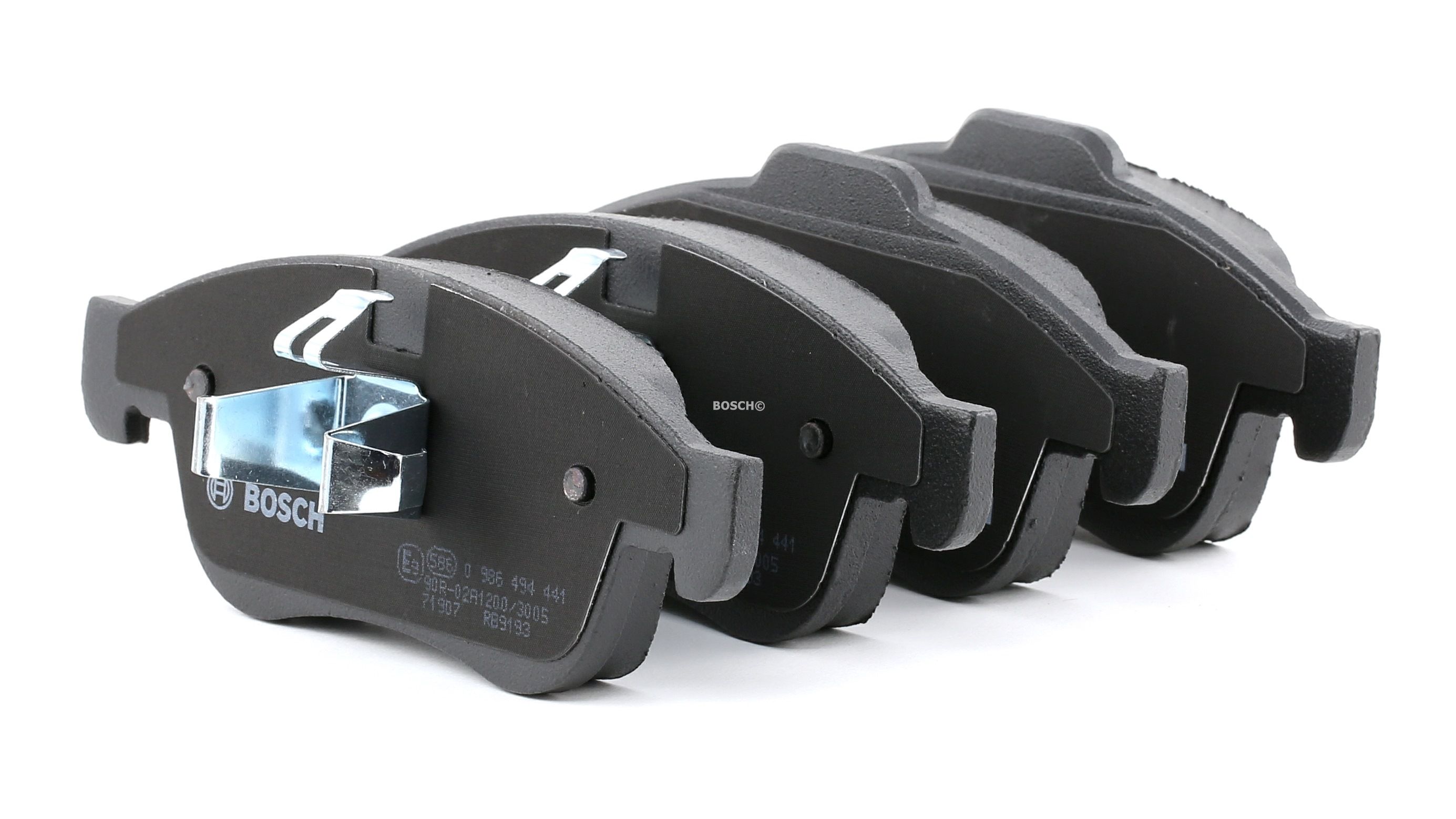 Поръчайте BOSCH Комплект спирачно феродо, дискови спирачки Продукт No.: 0 986 494 441 на ниската цена от 54,99 лв.