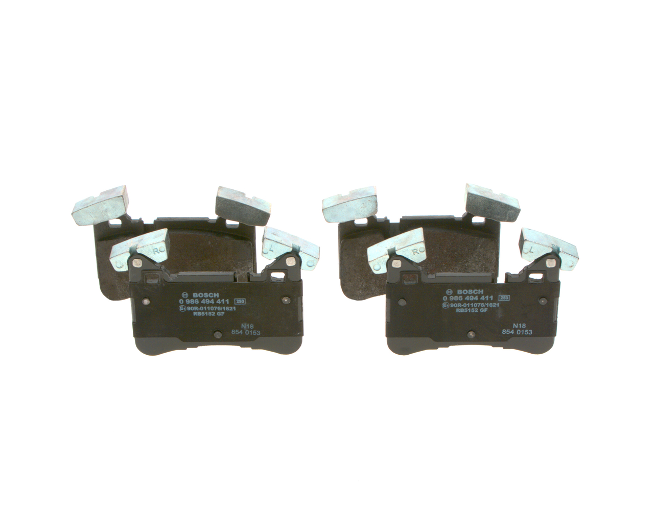 Acquista online Kit pastiglie freni 0 986 494 411 originale a buon mercato, comparabile con i numeri OEM A0044208520