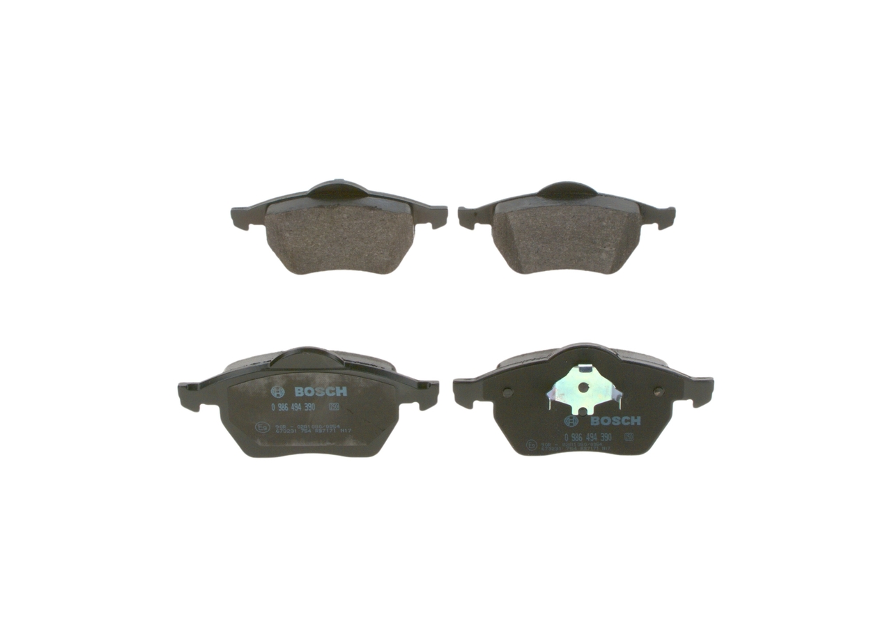 Acquista online Kit pastiglie freni 0 986 494 390 originale a buon mercato, comparabile con i numeri OEM 1M2J2K021BA