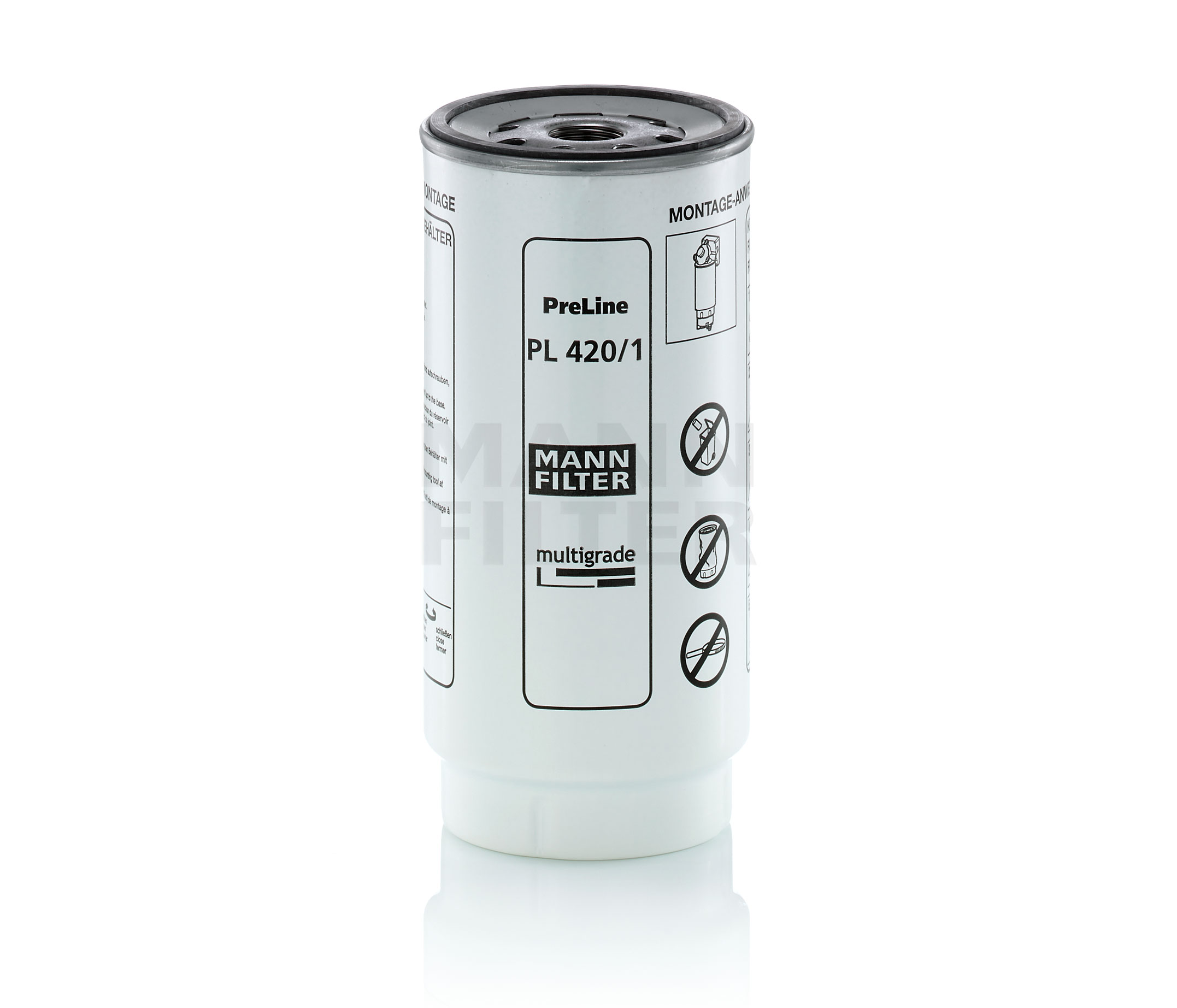 Köp MANN-FILTER Bränslefilter Produktnummer: PL 420/1 x till det förmånliga priset av 455,05 kr