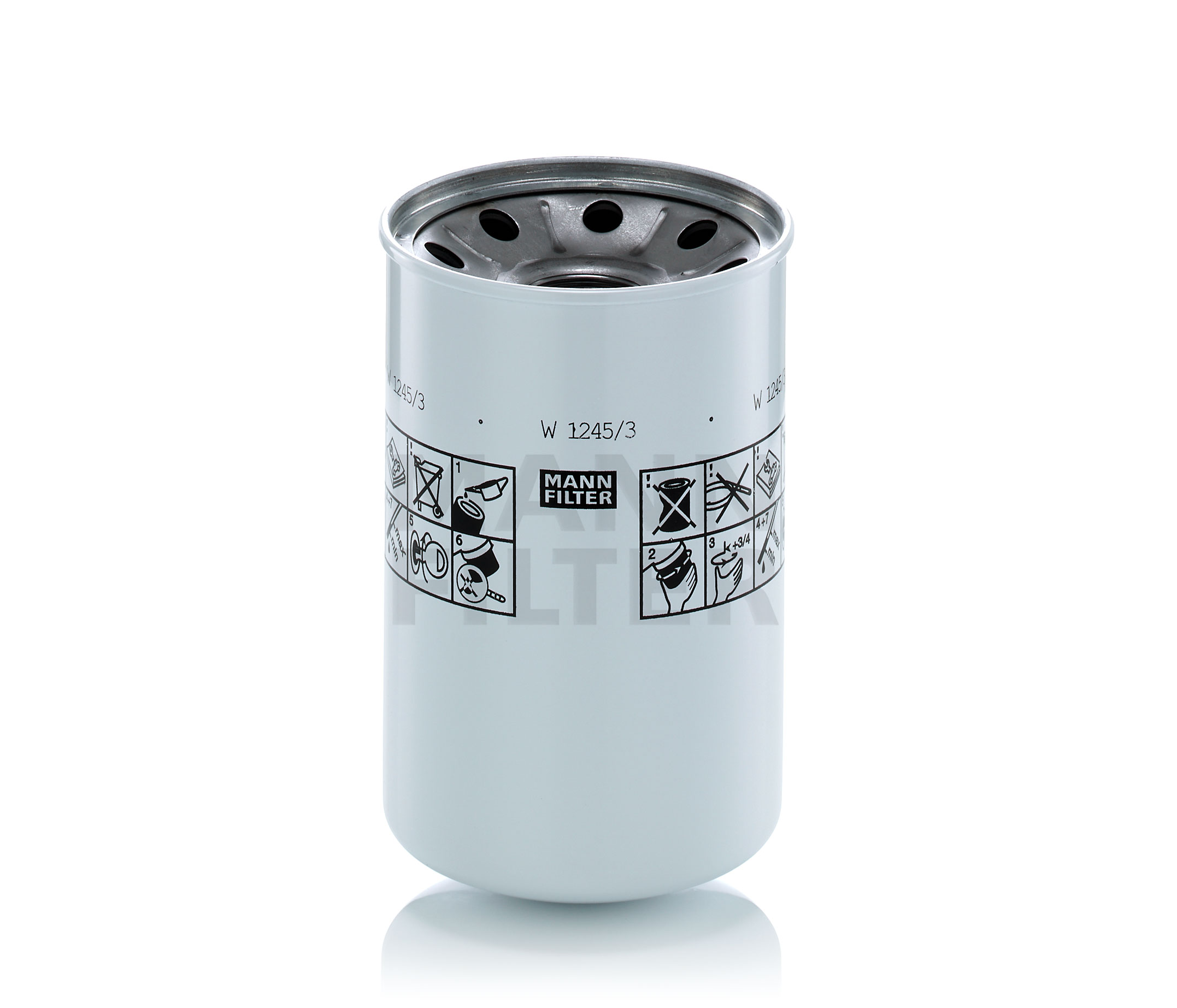 Köp MANN-FILTER Filter, drifthydraulik Produktnummer: W 1245/3 x till det förmånliga priset av 1090,05 kr