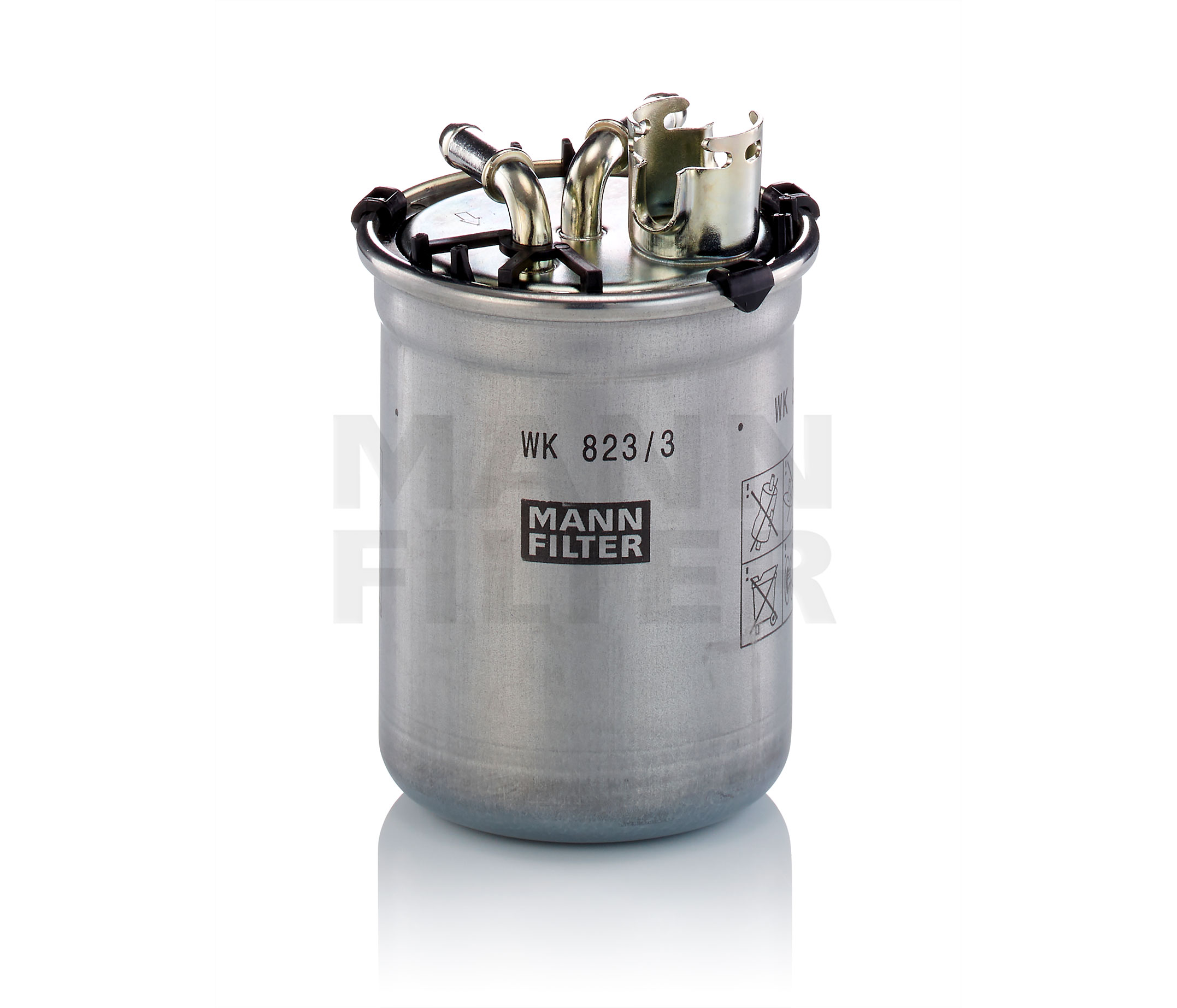 Įsigykite MANN-FILTER Kuro filtras Prekės Nr.: WK 823/3 x už žemiausią 23,45 € kainą