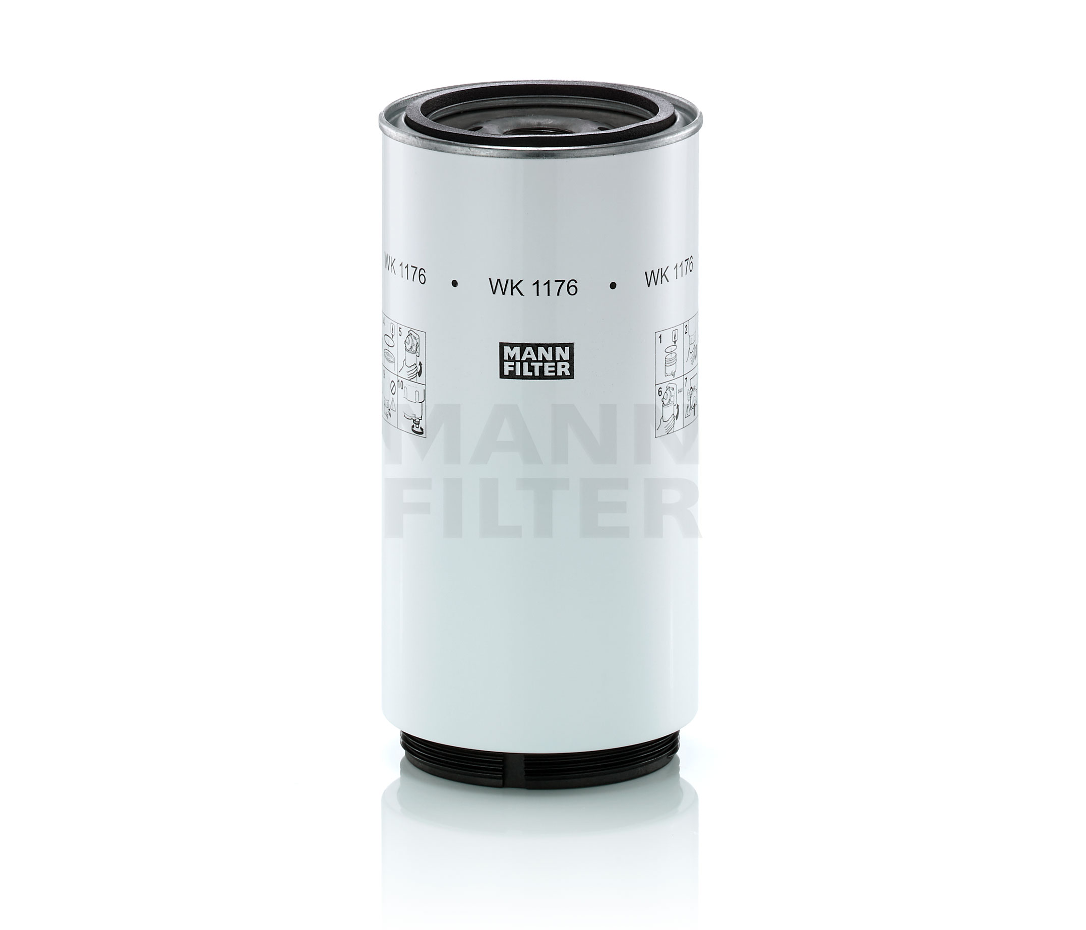 Įsigykite MANN-FILTER Kuro filtras Prekės Nr.: WK 1176 x už žemiausią 59,54 € kainą