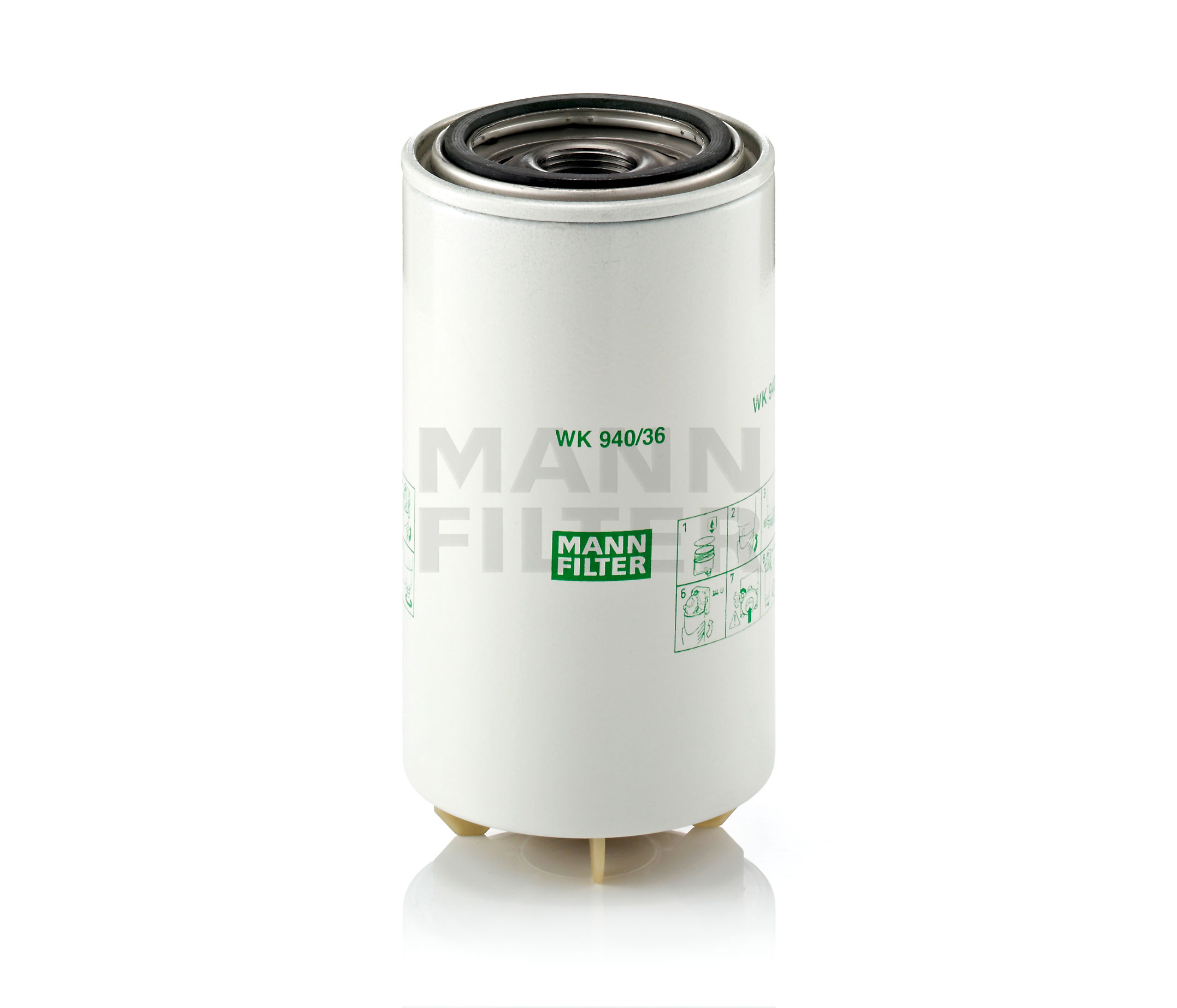Įsigykite MANN-FILTER Kuro filtras Prekės Nr.: WK 940/36 x už žemiausią 44,80 € kainą