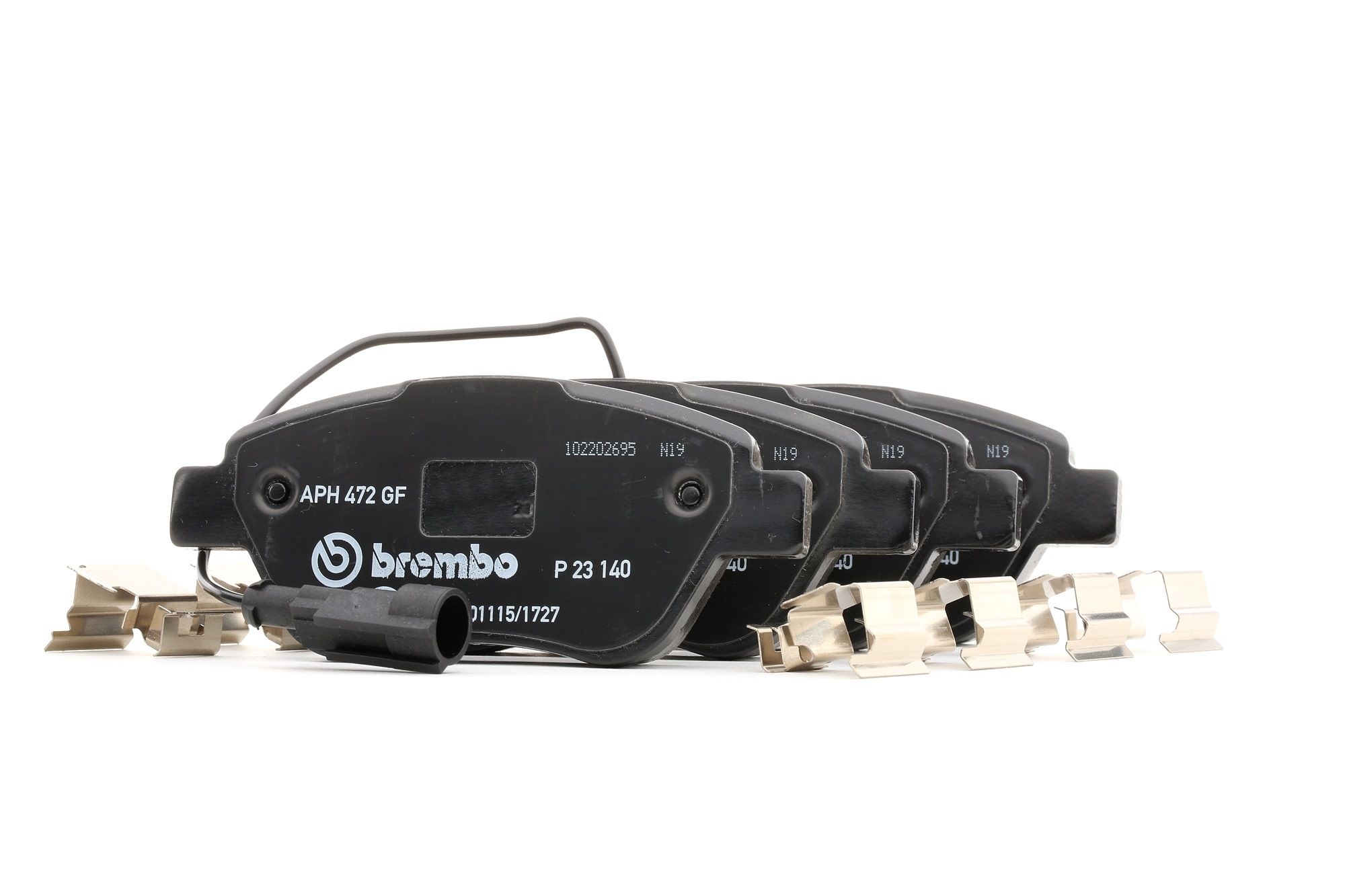 Įsigykite BREMBO Stabdžių kaladėlės Prekės Nr.: P 23 140 už žemiausią 31,40 € kainą