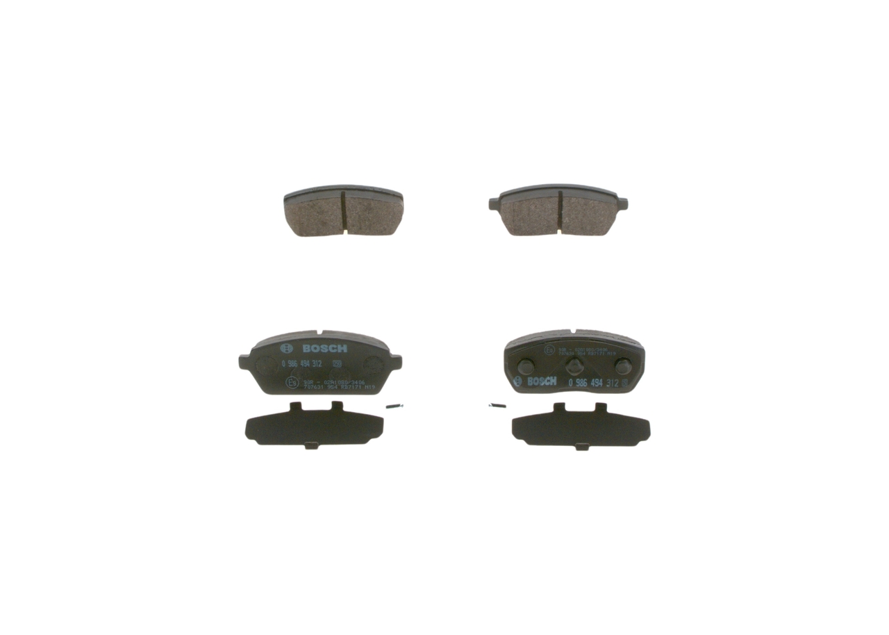 OEM Set plăcuțe de frână SUZUKI Carry IX Camion cu platformă / Sasiu 1999 1A003323Z, 5520050FA0, 5520060860 BOSCH