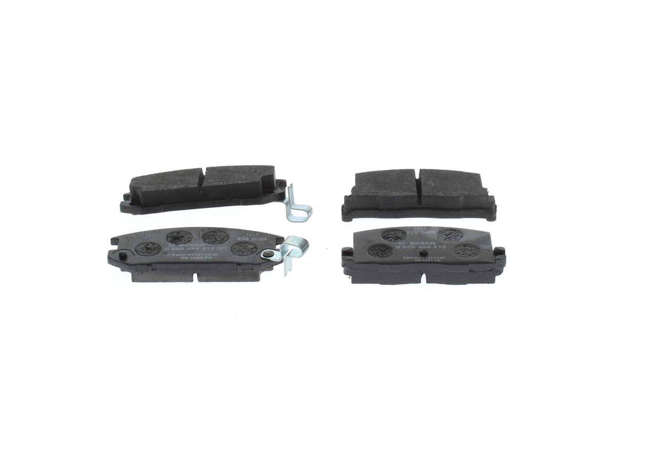 Acquista online Kit pastiglie freni 0 986 494 412 originale a buon mercato, comparabile con i numeri OEM 0446617040