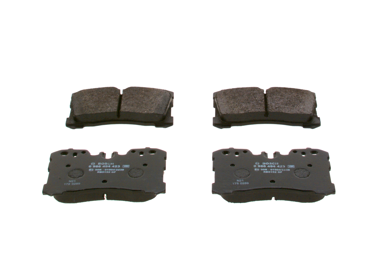 Acquista online Kit pastiglie freni 0 986 494 423 originale a buon mercato, comparabile con i numeri OEM 0446550290