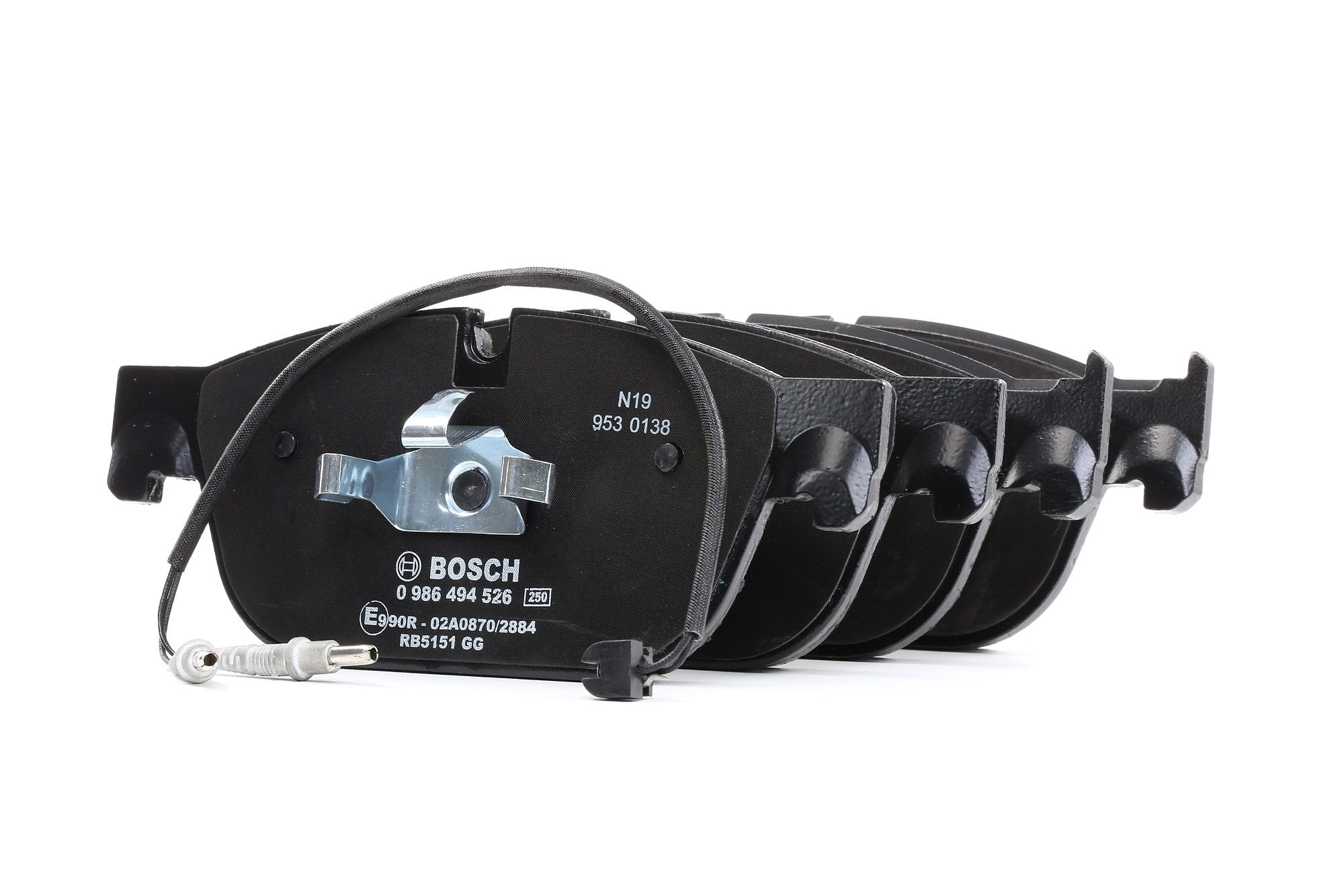 Köp BOSCH Bromsbelägg Produktnummer: 0 986 494 526 till det förmånliga priset av 637,38 kr