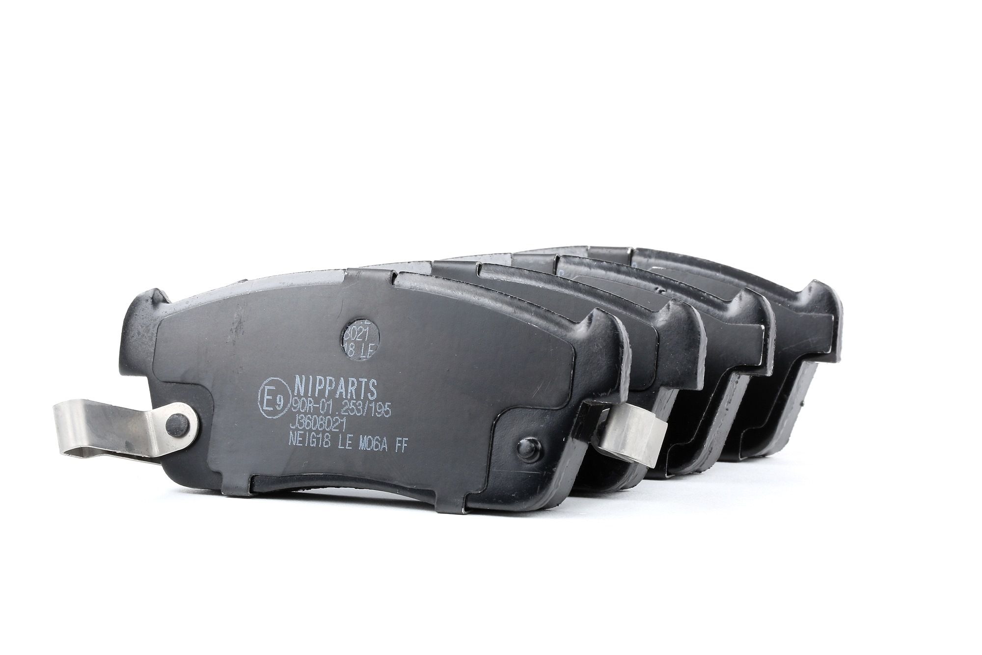 Kjøp NIPPARTS Bremseklosser Product No .: J3608021 for den lave prisen av 394,38 kr