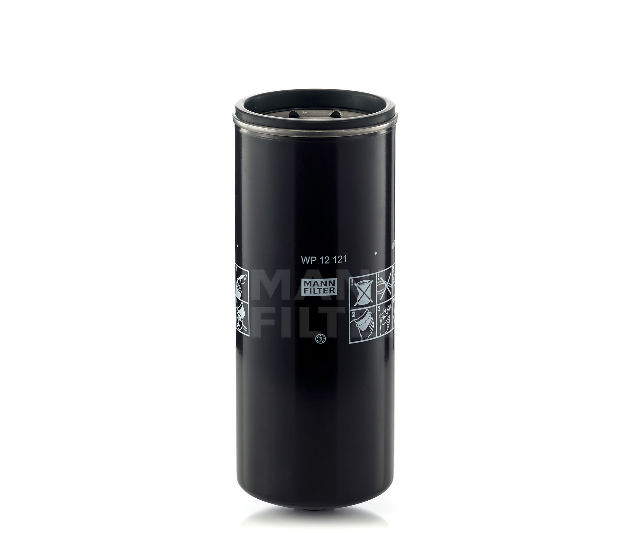 Köp MANN-FILTER Oljefilter Produktnummer: WP 12 121 till det förmånliga priset av 1049,28 kr
