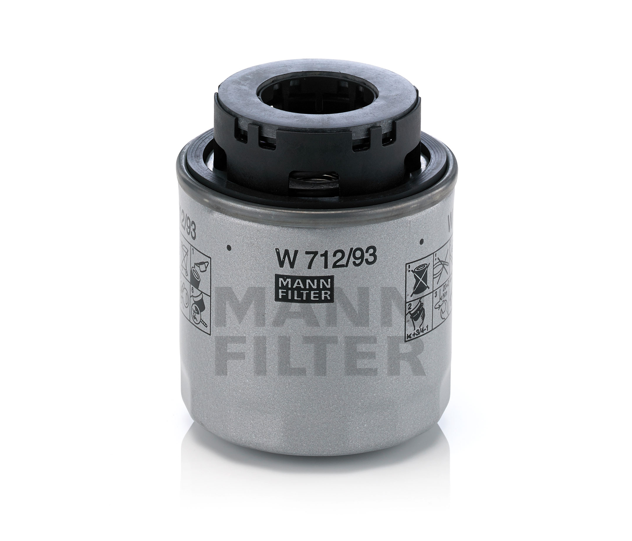 Køb MANN-FILTER Oliefilter Produktnummer.: W 712/93 til den lave pris af 127,82 kr.