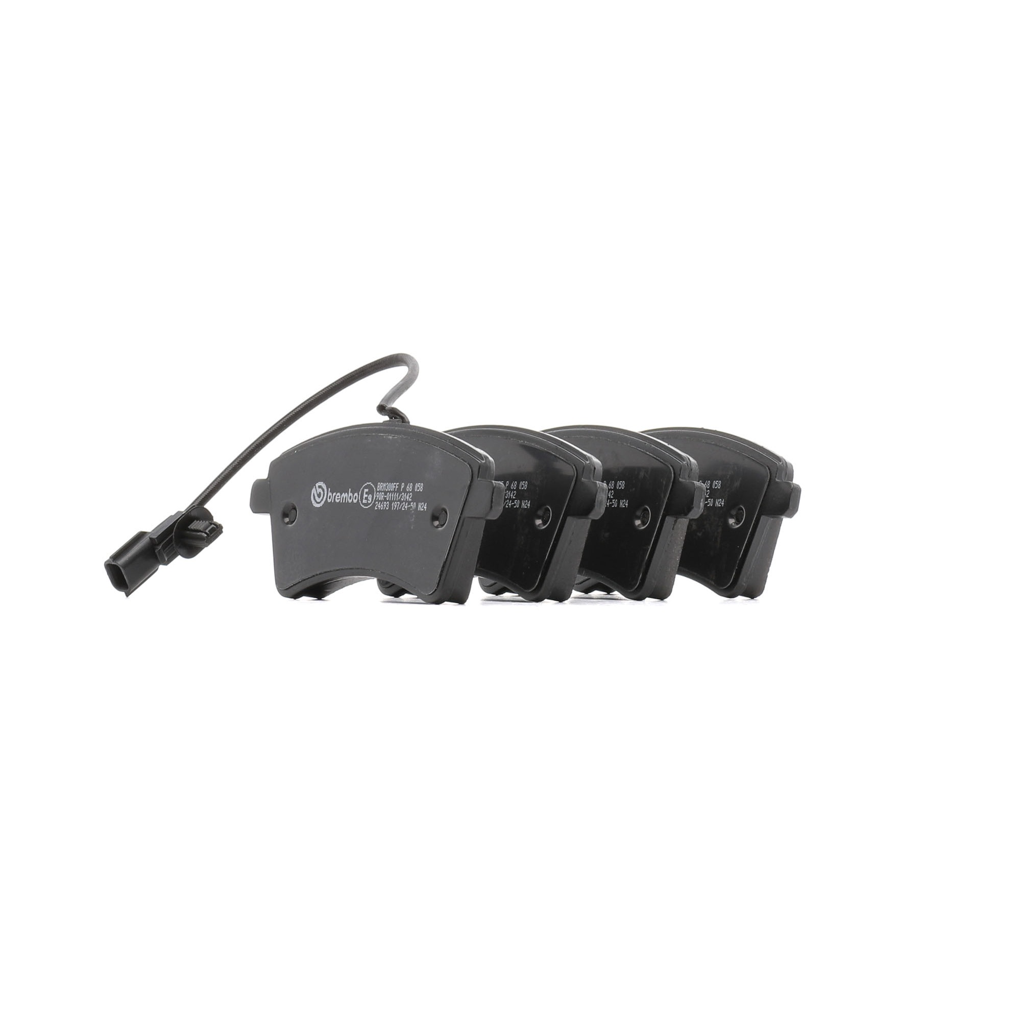 Kjøp BREMBO Bremseklosser Product No .: P 68 058 for den lave prisen av 431,16 kr