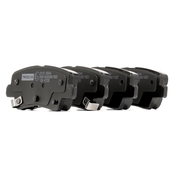 Kupte si levné originální Sada brzdových destiček, kotoučová brzda 8110 43044 porovnatelné s 58302E4A00 OEM čísly online