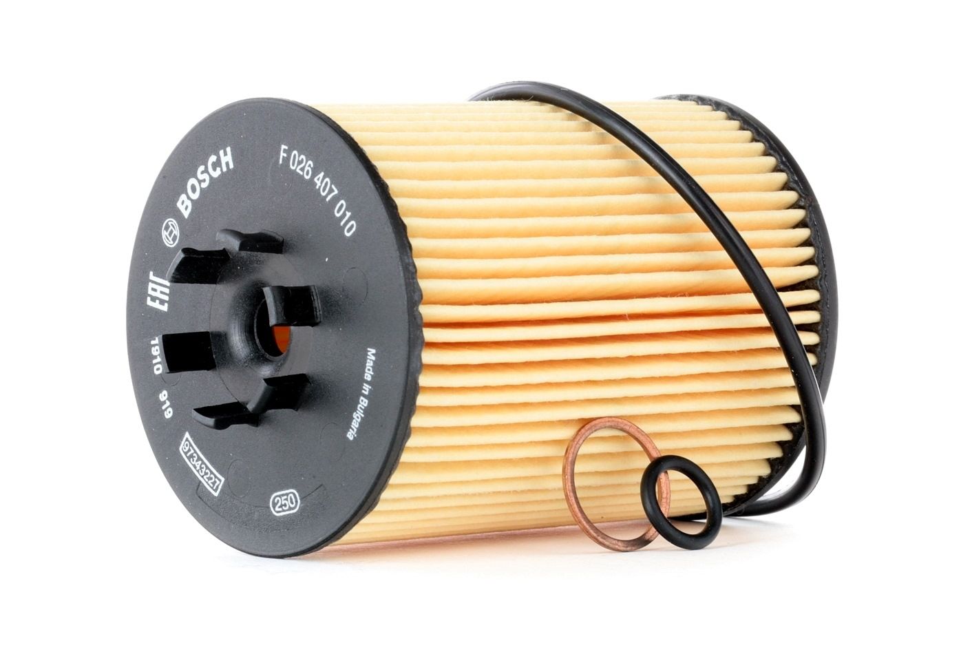 Köp BOSCH Oljefilter Produktnummer: F 026 407 010 till det förmånliga priset av 183,35 kr