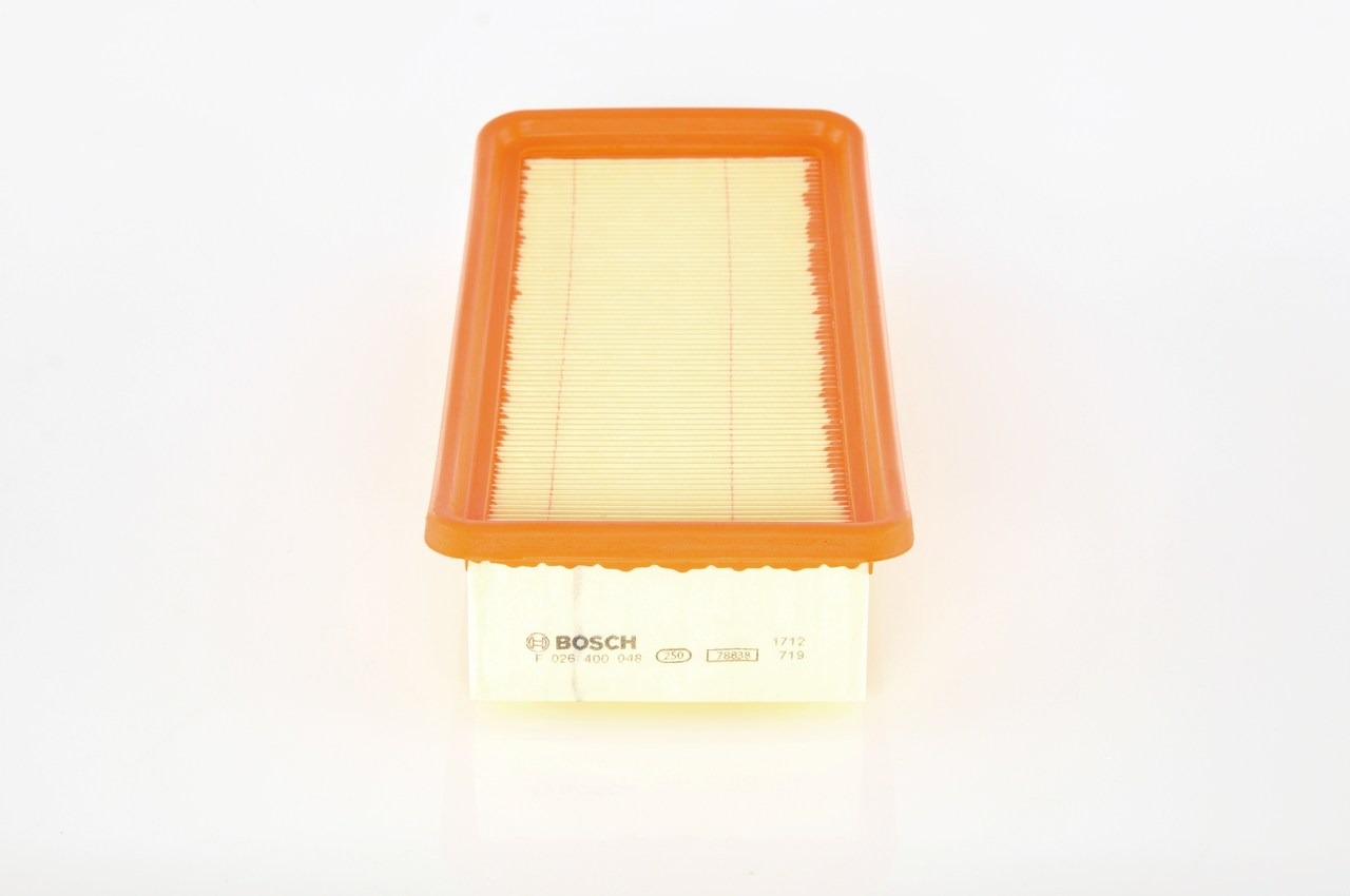 Bestel BOSCH Luchtfilter Artikelnr.: F 026 400 048 aan de scherpe prijs van 11,99 €