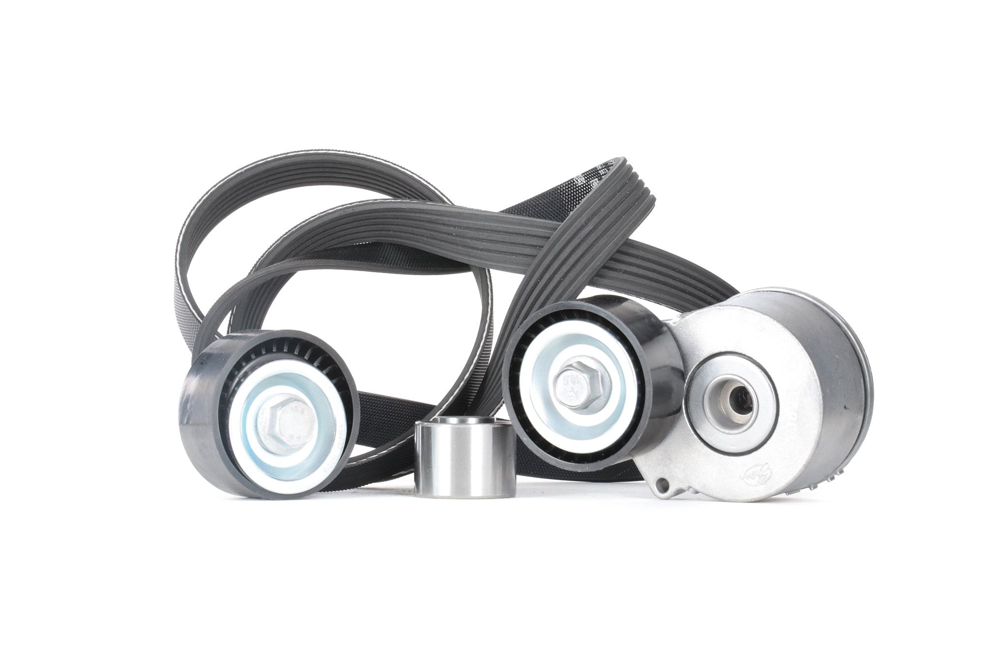 Įsigykite GATES V formos rumbuotas diržas, komplektas Prekės Nr.: K016PK1438 už žemiausią 70,56 € kainą