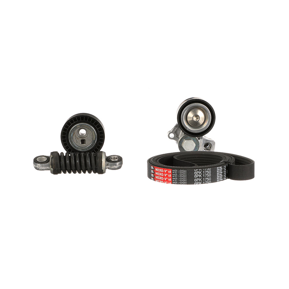 Jeu de courroies trapézoïdales à nervures 6 PK 1750