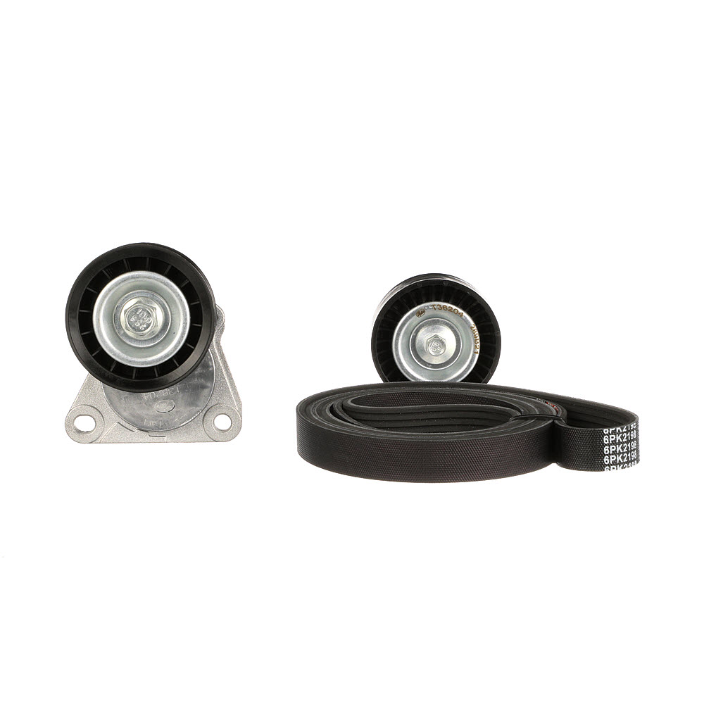 Įsigykite GATES V formos rumbuotas diržas, komplektas Prekės Nr.: K016PK2198 už žemiausią 101,50 € kainą