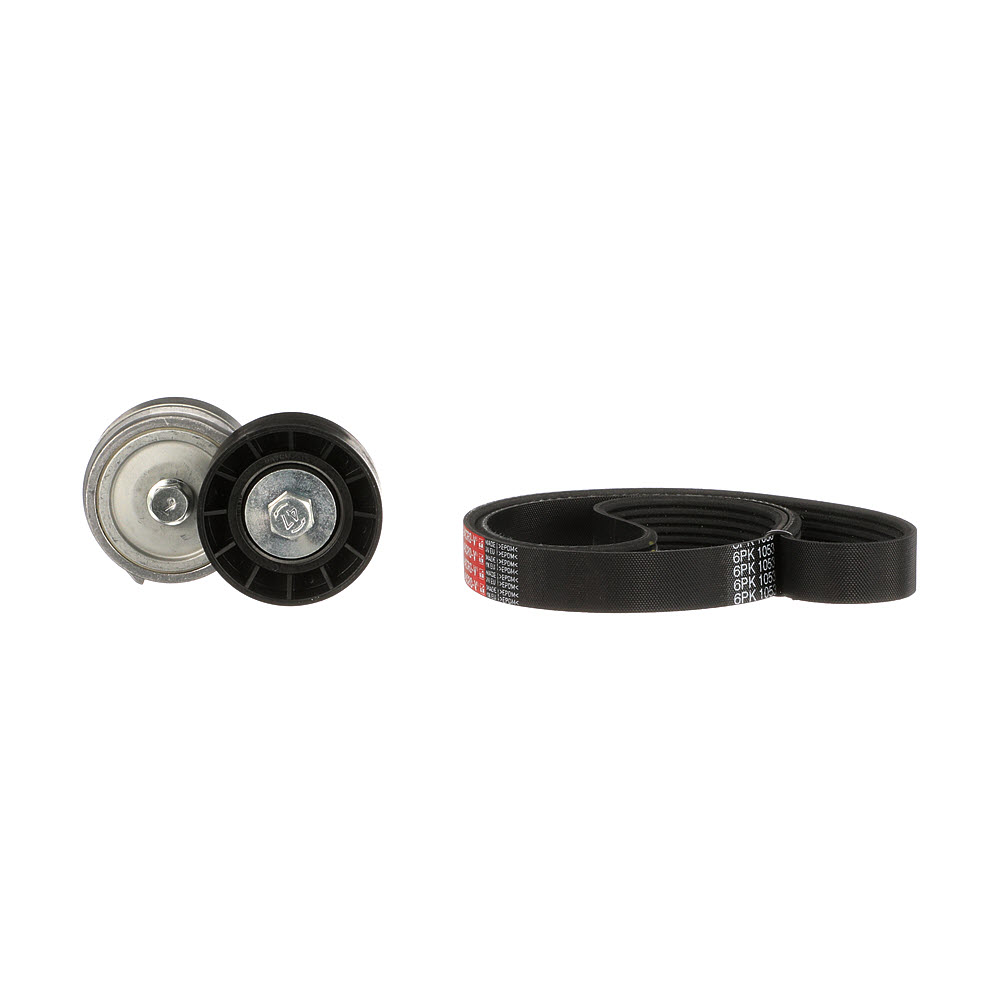 OEM Sada klinoveho zebrovaneho remene Fiat Doblo Cargo 2012 6PK1053, T38364, 4PK1004 GATES