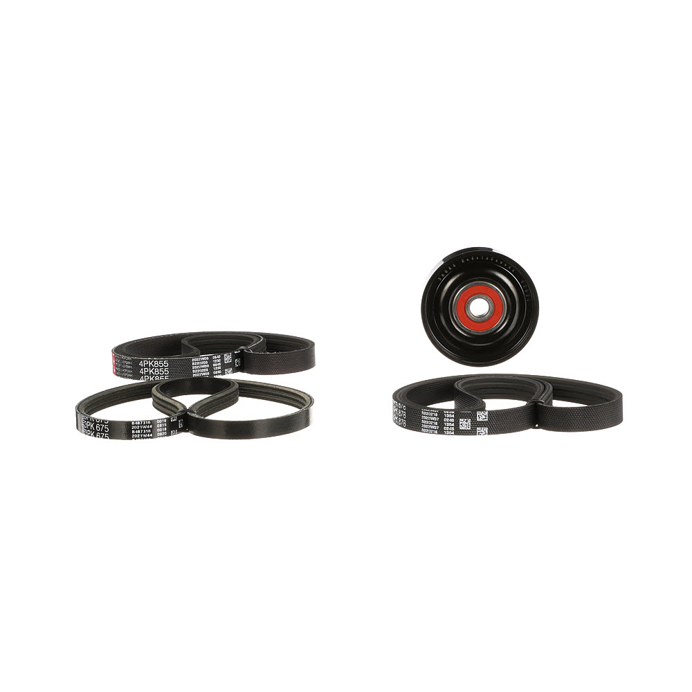 Įsigykite GATES V formos rumbuotas diržas, komplektas Prekės Nr.: K074PK878 už žemiausią 50,36 € kainą