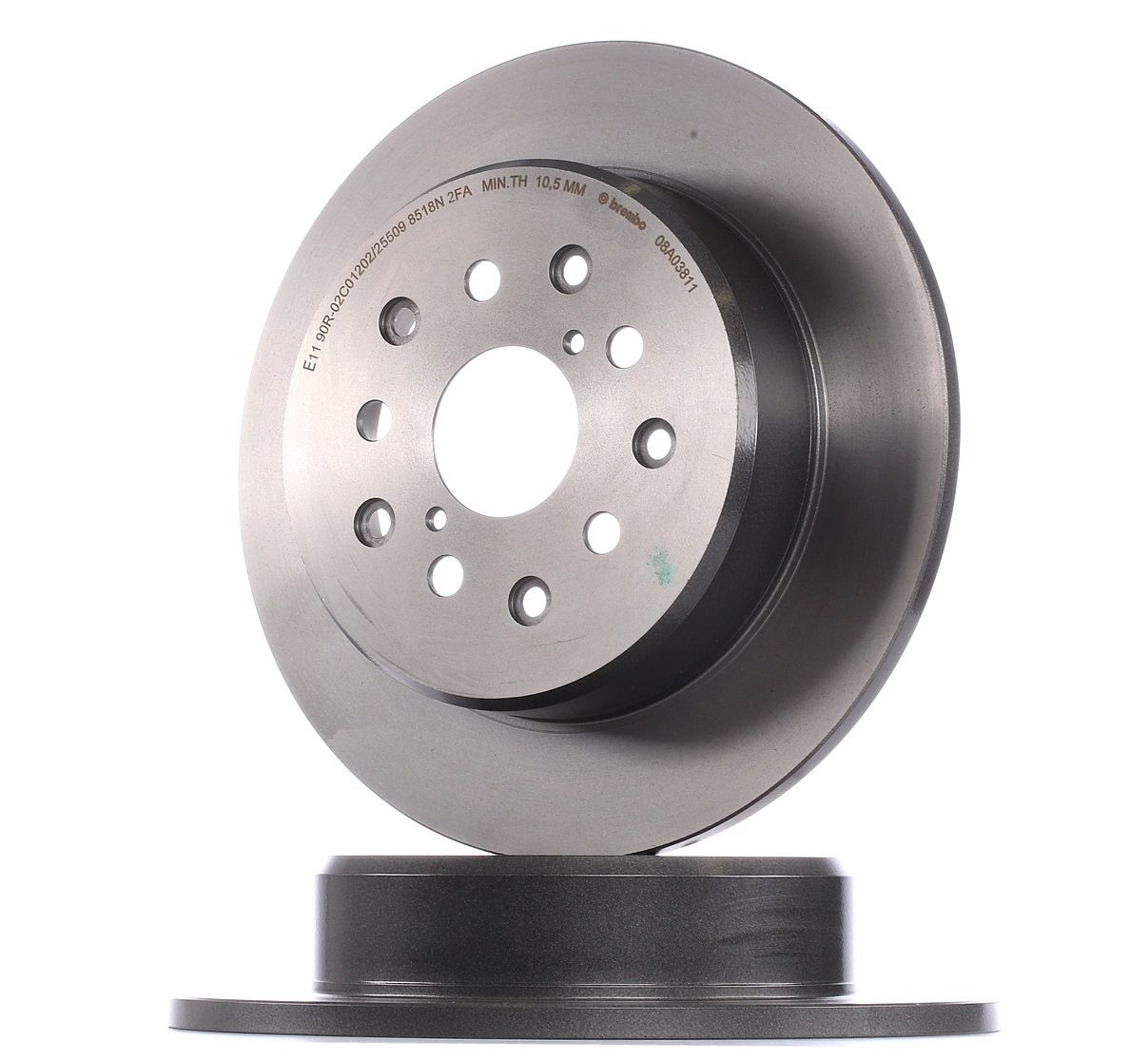Įsigykite BREMBO Stabdžių diskas Prekės Nr.: 08.A038.11 už žemiausią 44,69 € kainą