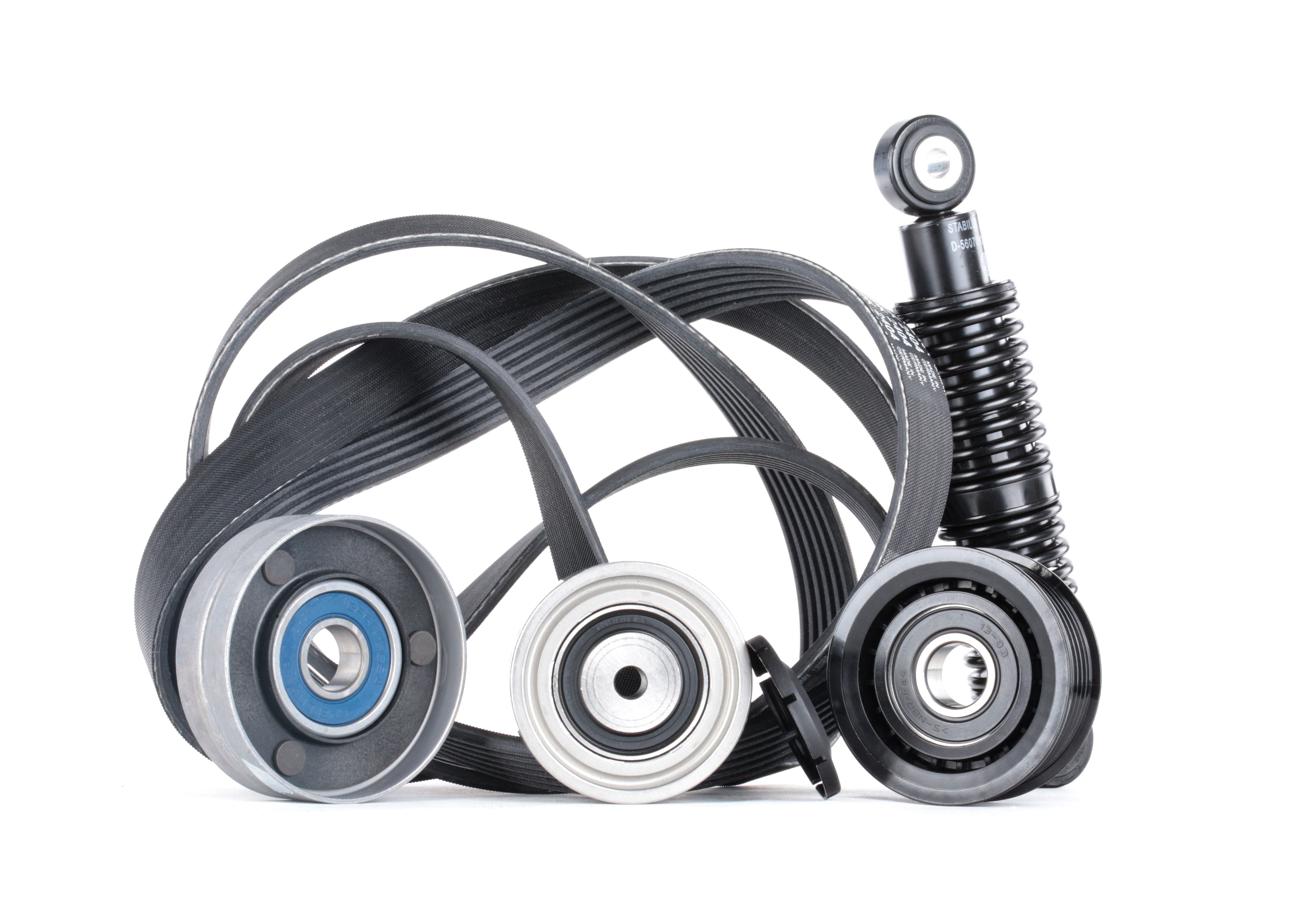 OE Kit cinghia servizi AUDI ALLROAD 2002 6PK2404, 4PK1240, T38228 di CONTITECH