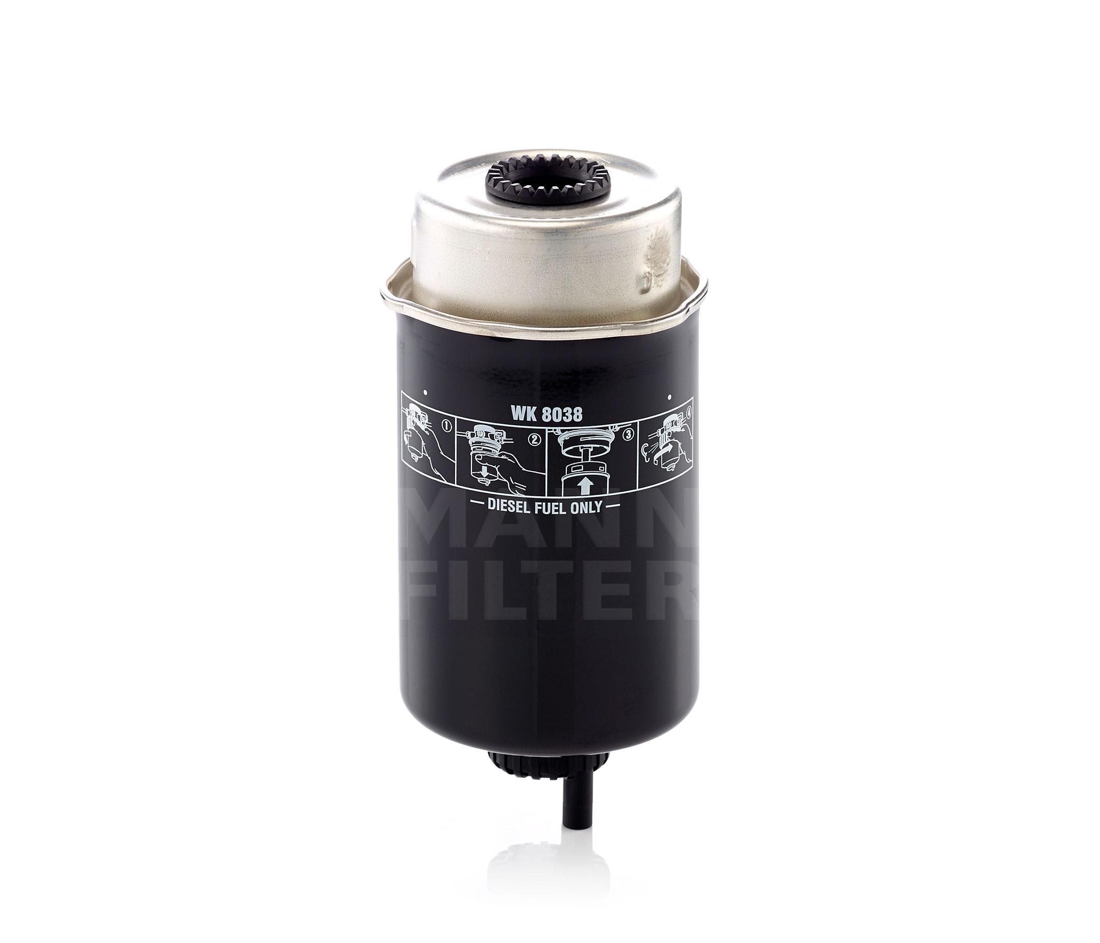 Įsigykite MANN-FILTER Kuro filtras Prekės Nr.: WK 8038 už žemiausią 50,24 € kainą