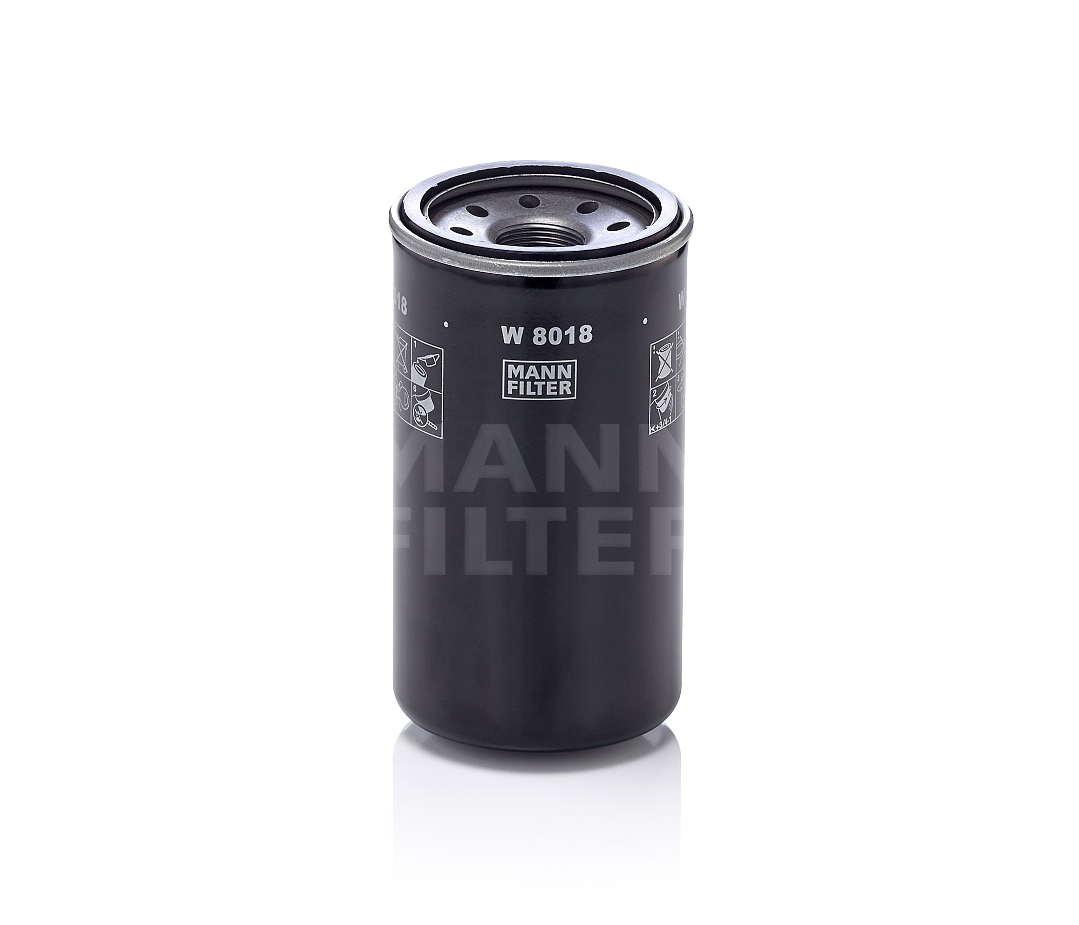Köp MANN-FILTER Oljefilter Produktnummer: W 8018 till det förmånliga priset av 250,64 kr