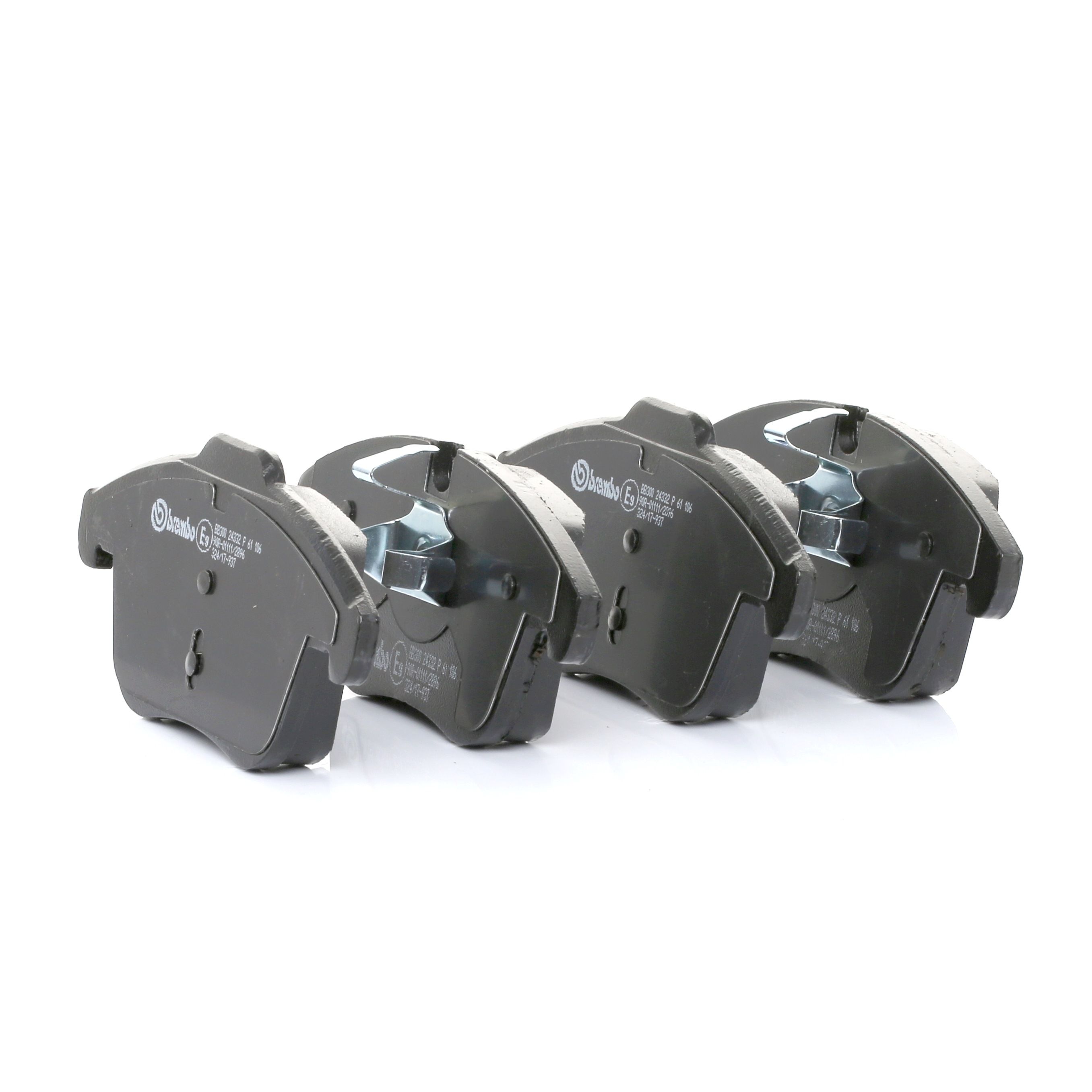 Įsigykite BREMBO Stabdžių kaladėlės Prekės Nr.: P 61 106 už žemiausią 33,26 € kainą