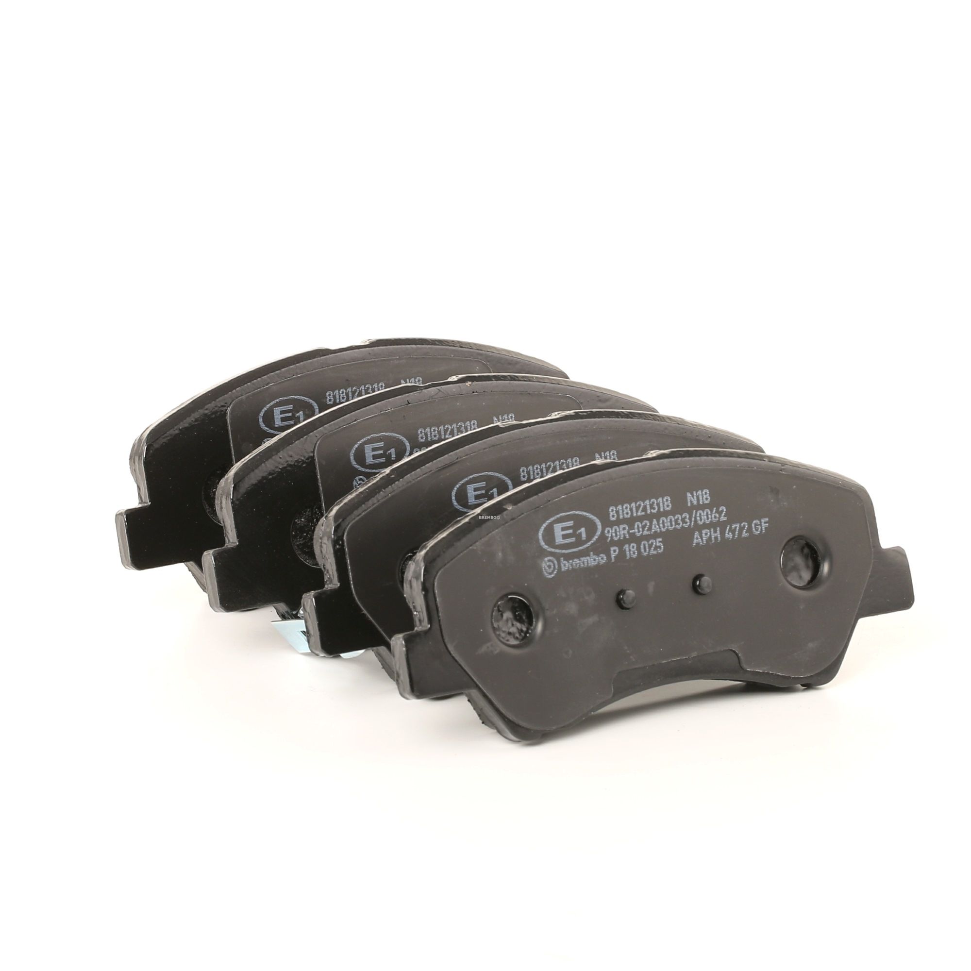 Įsigykite BREMBO Stabdžių kaladėlės Prekės Nr.: P 18 025 už žemiausią 39,40 € kainą