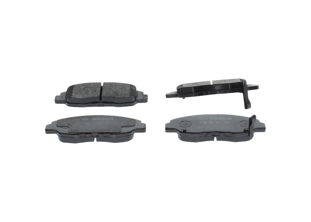 Įsigykite nebrangią originalią Stabdžių kaladėlės 0 986 495 153. sulyginama su 45022S01A01 OEM numeriais internetu