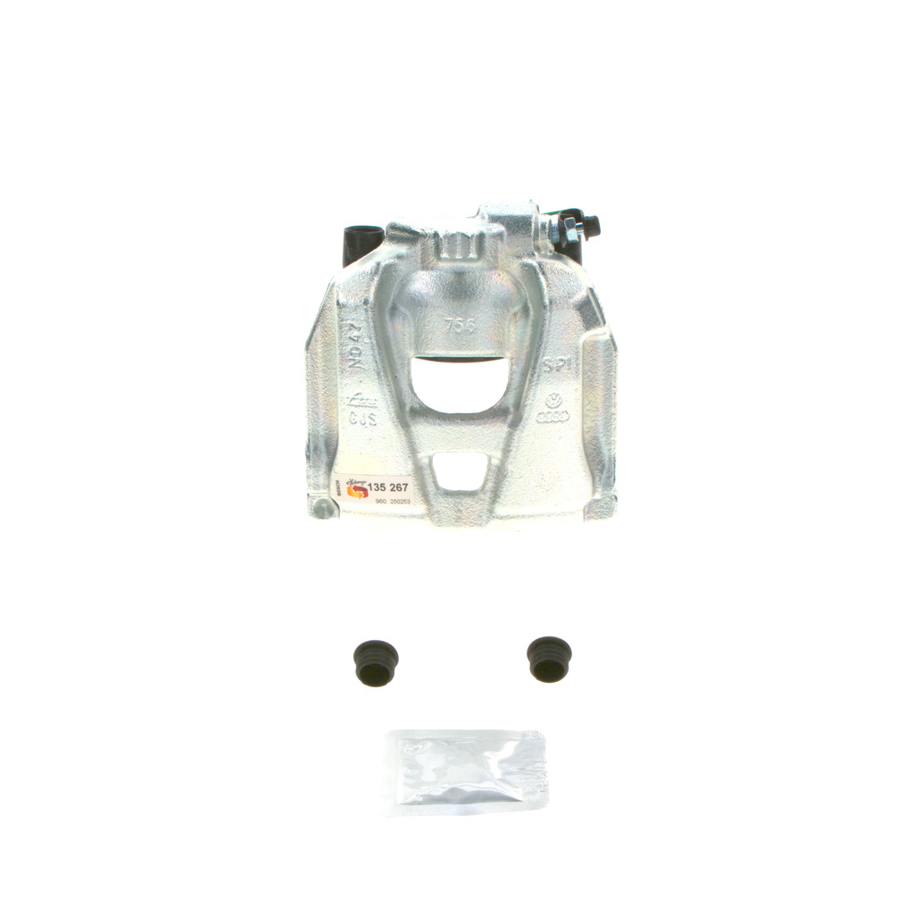 Audi A4 B8 2008 Takajarrusatula ja etujarrusatula BOSCH OEM 8K0615124C, 8K0615403B, 8K0615404B