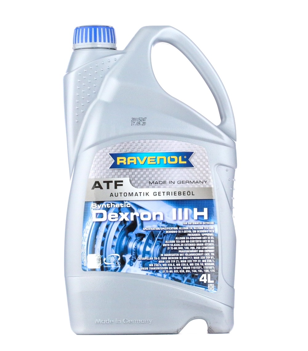 Ostke RAVENOL Automaatkäigukasti õli Toode nr.: 1212100-004-01-999 madala hinnaga 52,24 €