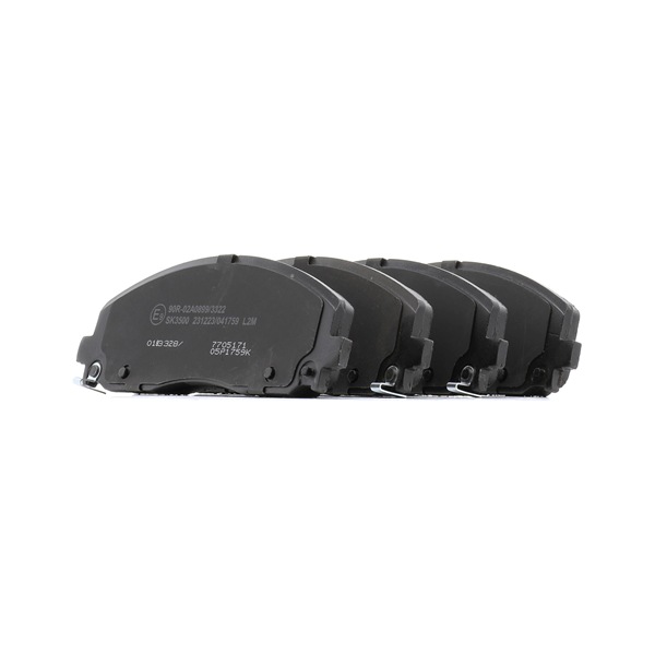 Kupte si levné originální Sada brzdových destiček, kotoučová brzda SKBP-0011187 porovnatelné s V1013152AB OEM čísly online