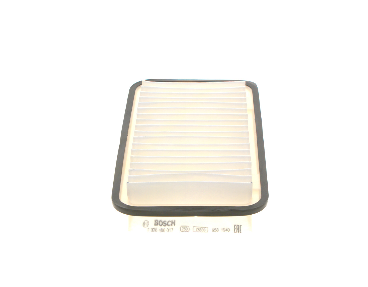 Køb BOSCH Luftfilter Produktnummer.: F 026 400 017 til den lave pris af 109,61 kr.