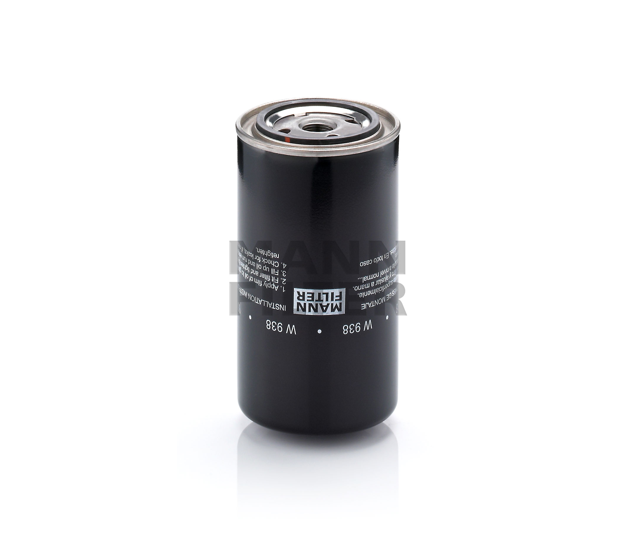 Įsigykite MANN-FILTER Alyvos filtras Prekės Nr.: W 938 už žemiausią 33,22 € kainą