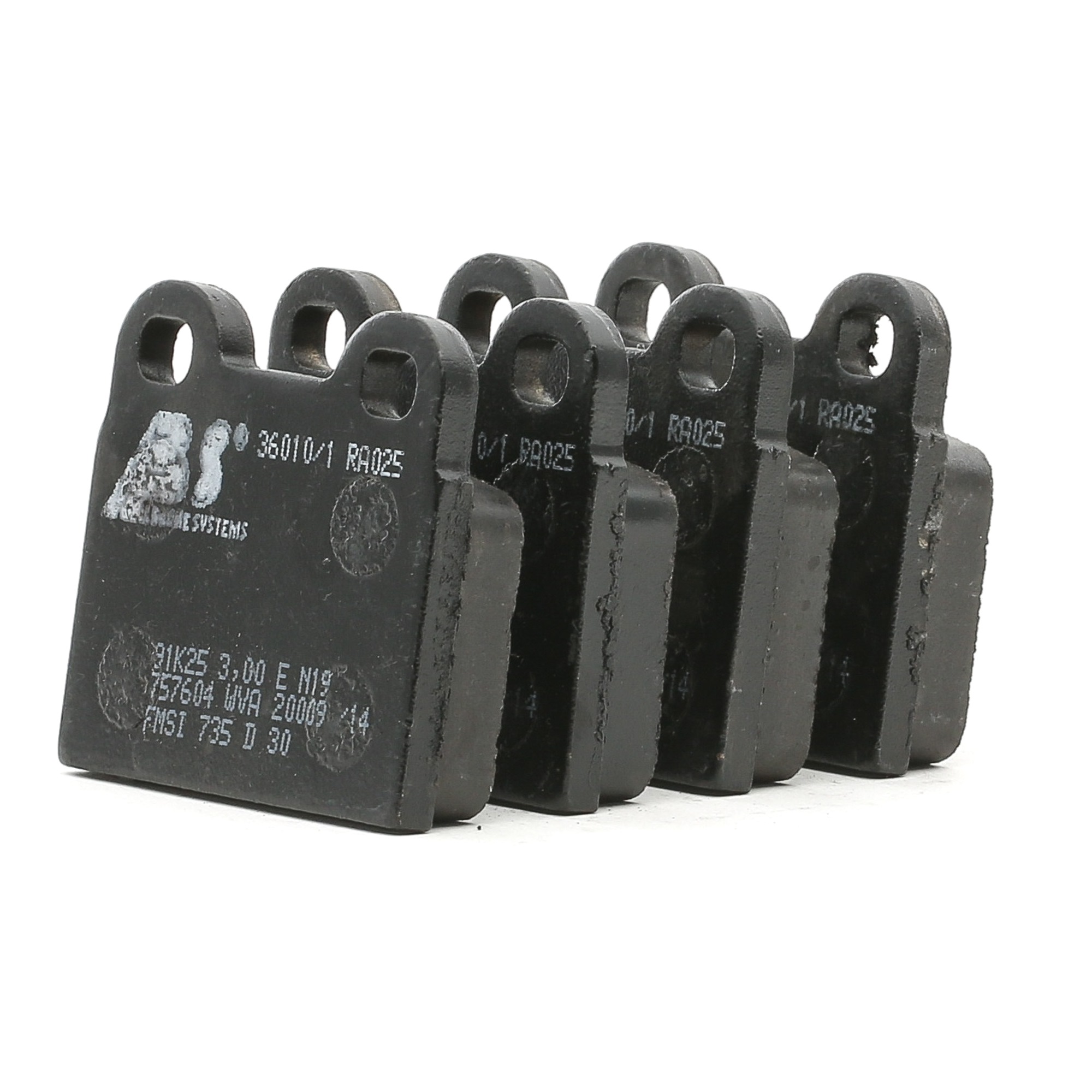 A.B.S. Bremsbeläge Produkt Nr.: 36010/1 zum günstigen Preis von 10,32 € kaufen