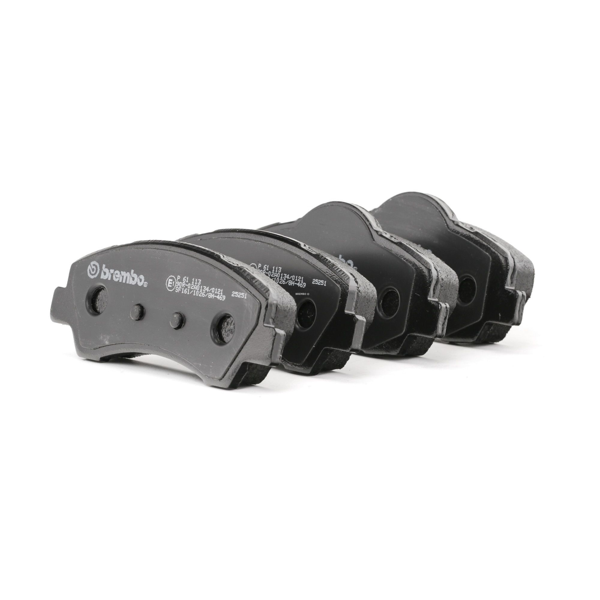 Įsigykite BREMBO Stabdžių kaladėlės Prekės Nr.: P 61 113 už žemiausią 33,46 € kainą