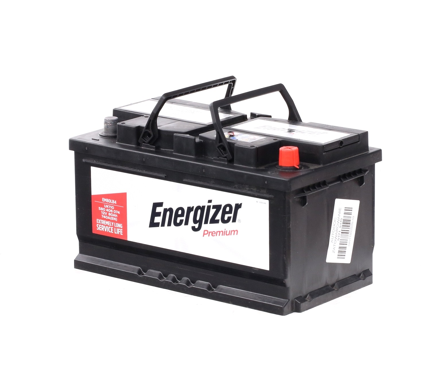 Įsigykite ENERGIZER Starterio akumuliatorius Prekės Nr.: EM80-LB4 už žemiausią 154,65 € kainą