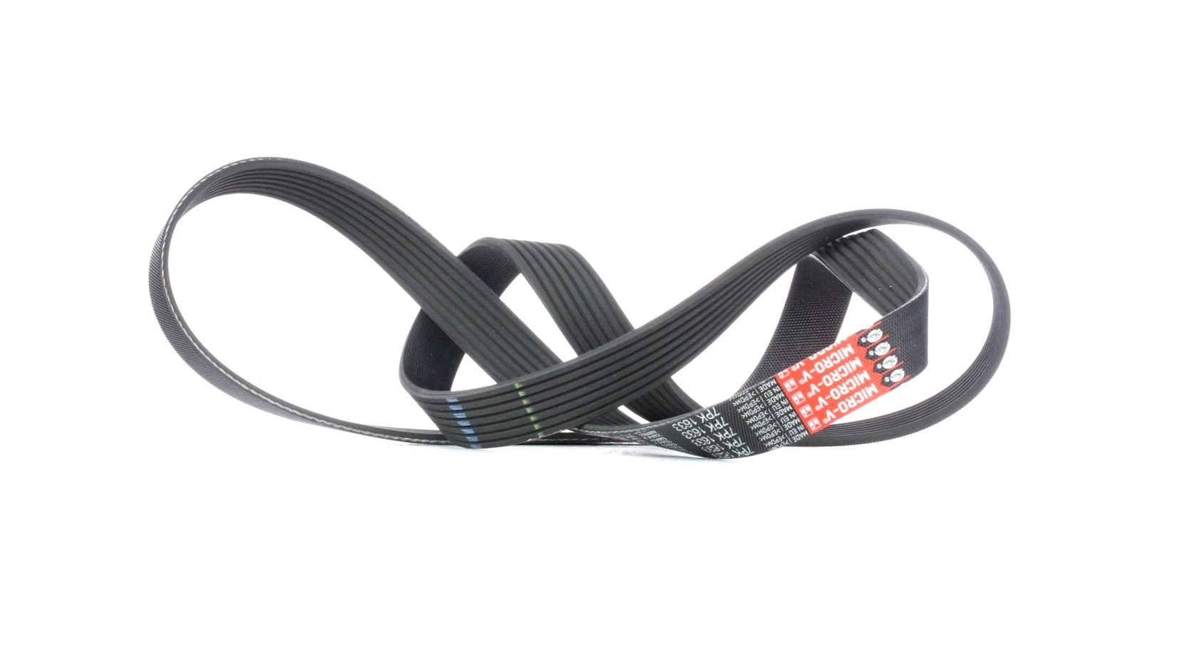 Įsigykite GATES V formos rumbuoti diržai Prekės Nr.: 7PK1633 už žemiausią 23,39 € kainą