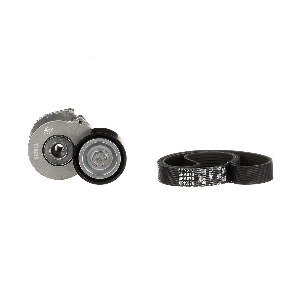 OE Zestaw paska klinowego wielorowkowego CITROËN JUMPER 2023 6PK870, T38236, T38236 od GATES